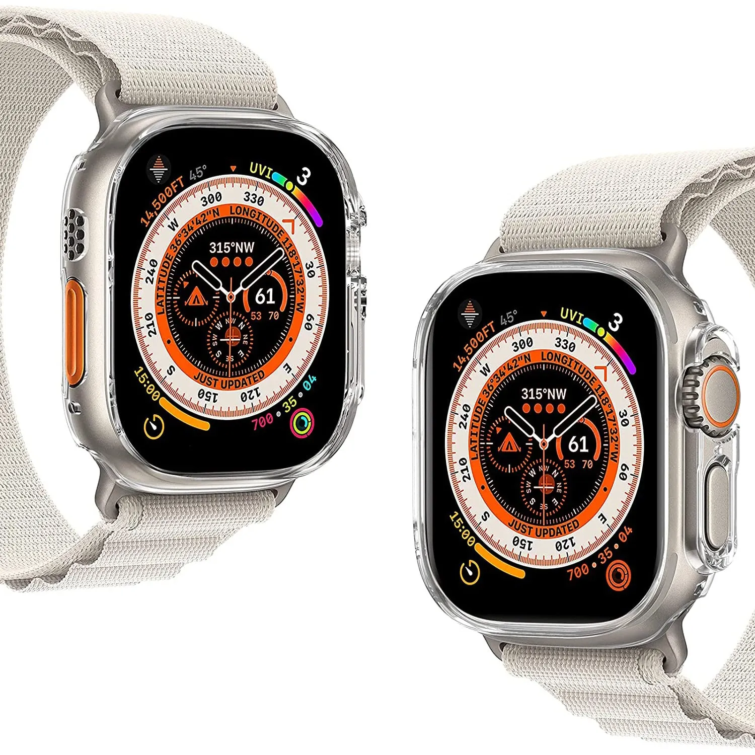 arktis CRYZTAL BUMPER Apple Watch Ultra Hülle 49 mm klar