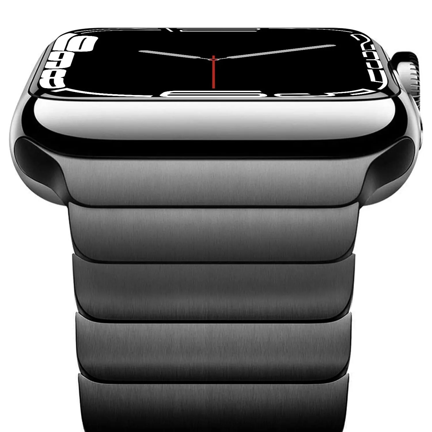 arktisband Iconic Apple Watch Gliederarmband Edelstahl Schwarz