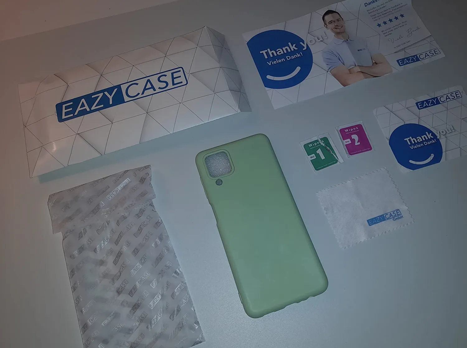 EAZY CASE Galaxy A42 5G Silikonhülle Alt Rosa matt