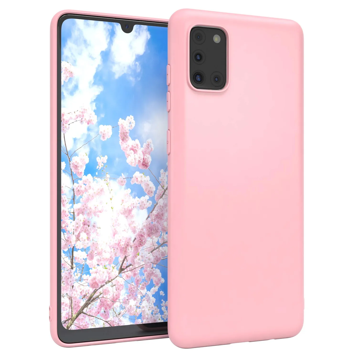 EAZY CASE Samsung Galaxy A31 Silikonhülle transparent 0,8mm dünn