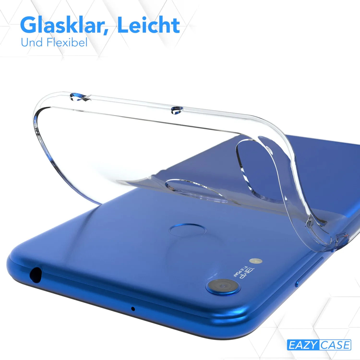 EAZY CASE Huawei Y6s Silikonhülle Clear transparent 0,8mm