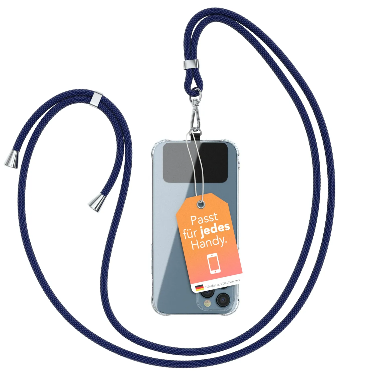 EAZY CASE Universal Handykette Anthrazit Handyband