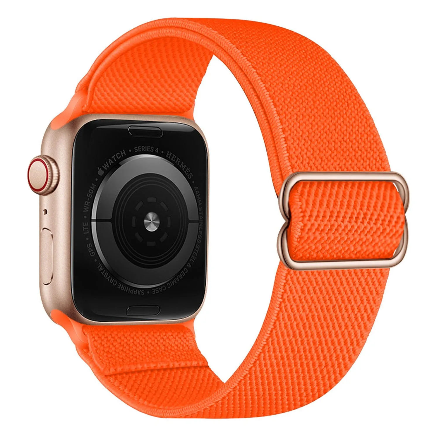 arktisband Nylon Loop Apple Watch Armband Schwarz 44mm