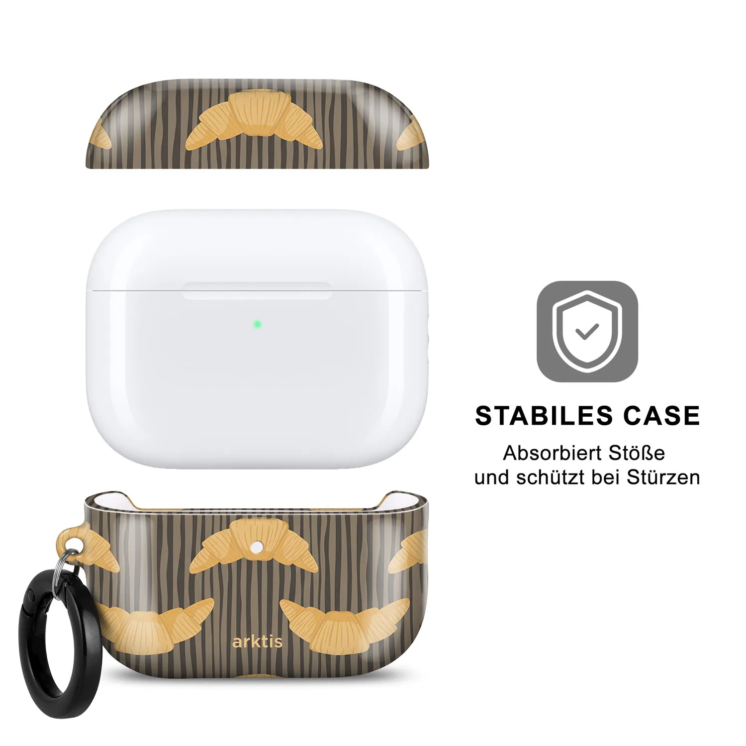 arktis AirPods Pro 3 Hülle French Breakfast Qi