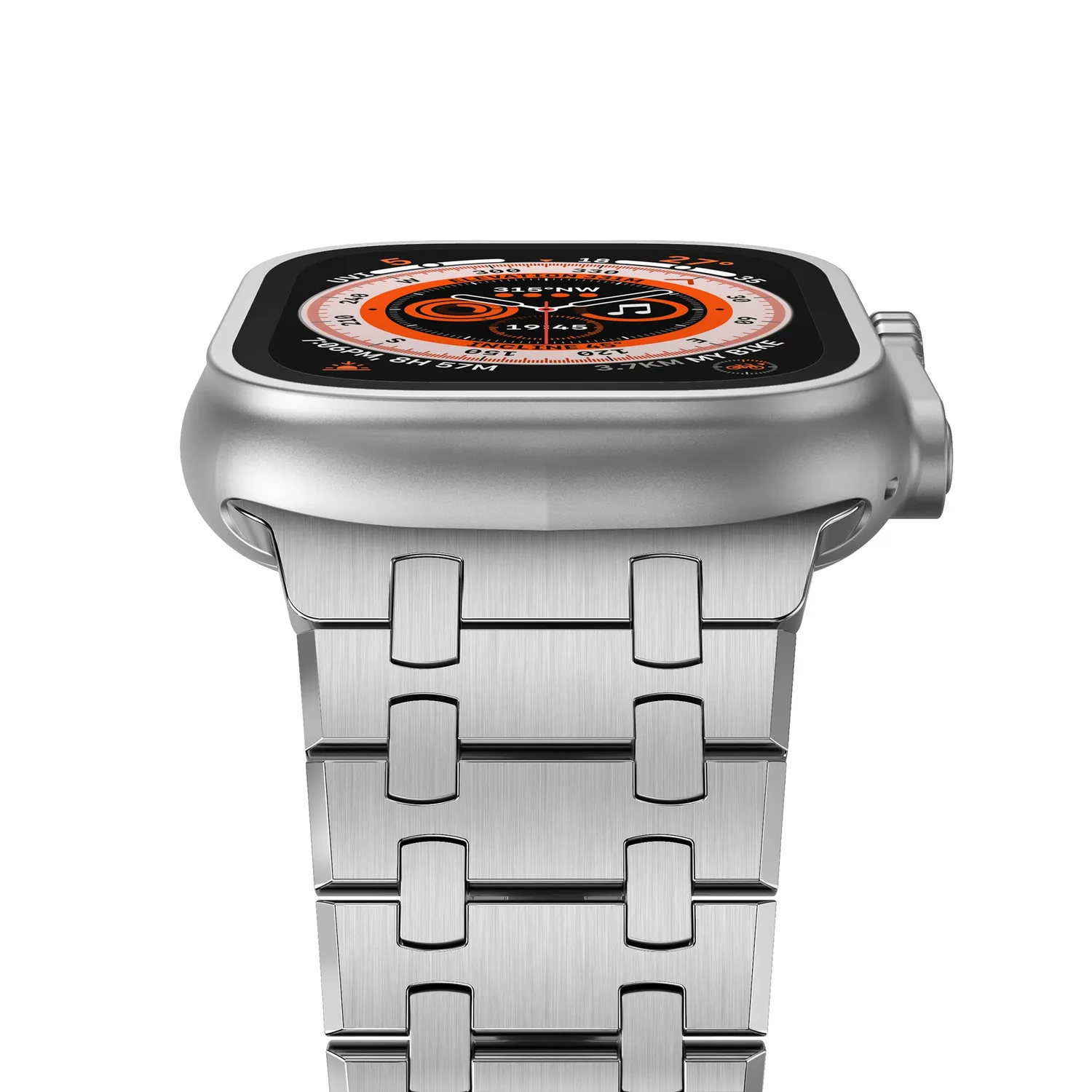 arktisband Symphony Apple Watch Armband Silber 49/46mm
