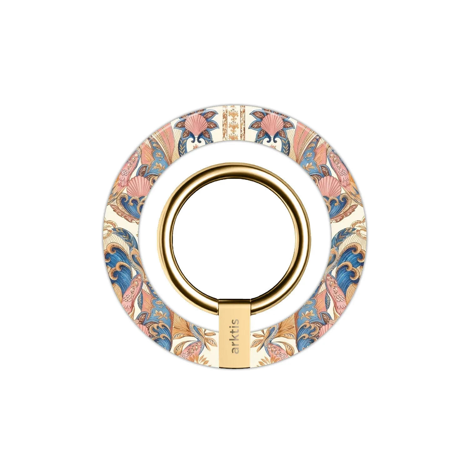 arktis Peacock Palace MagSafe Ringhalter Gold Print