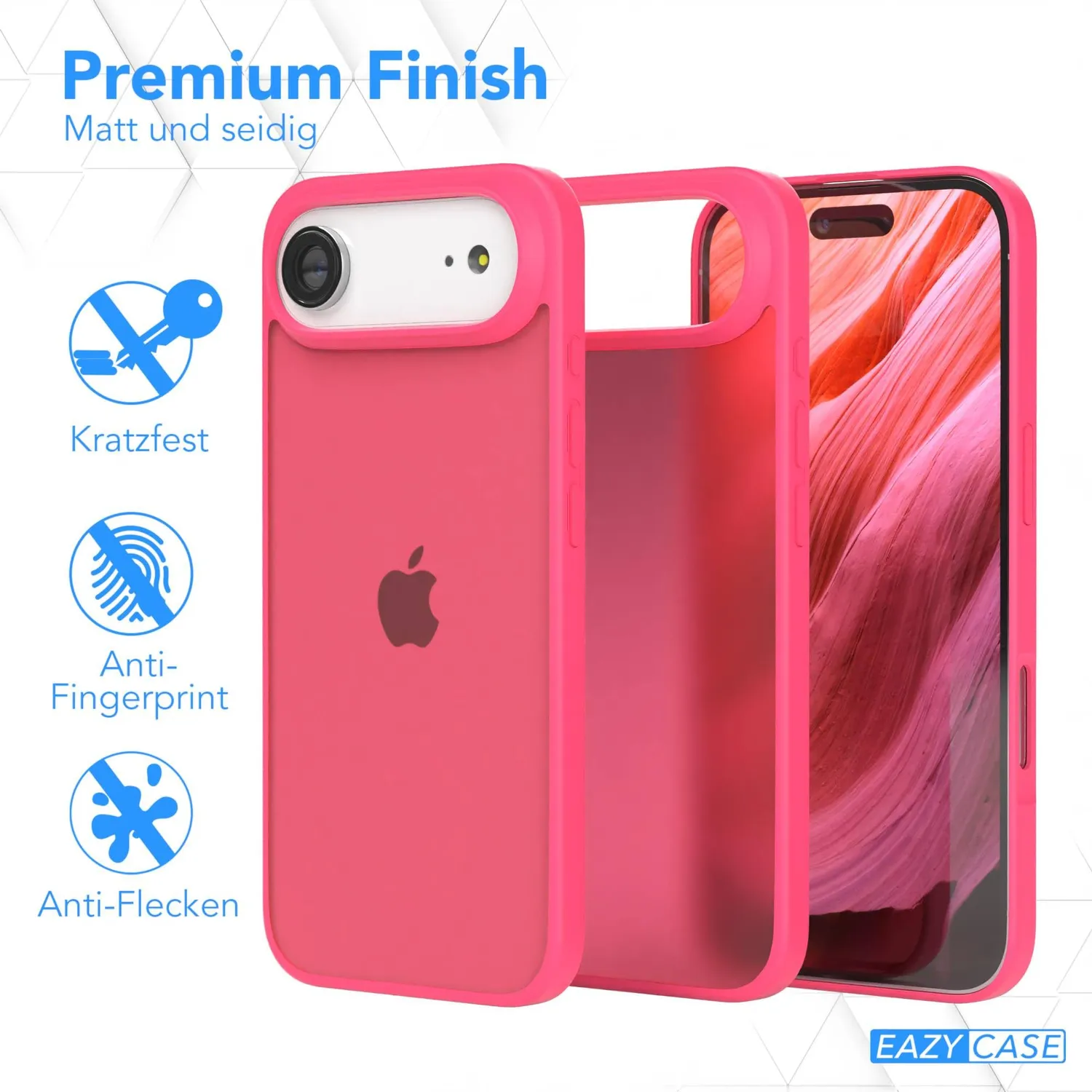 EAZY CASE iPhone Air Outdoor-Hülle Neon Pink matt