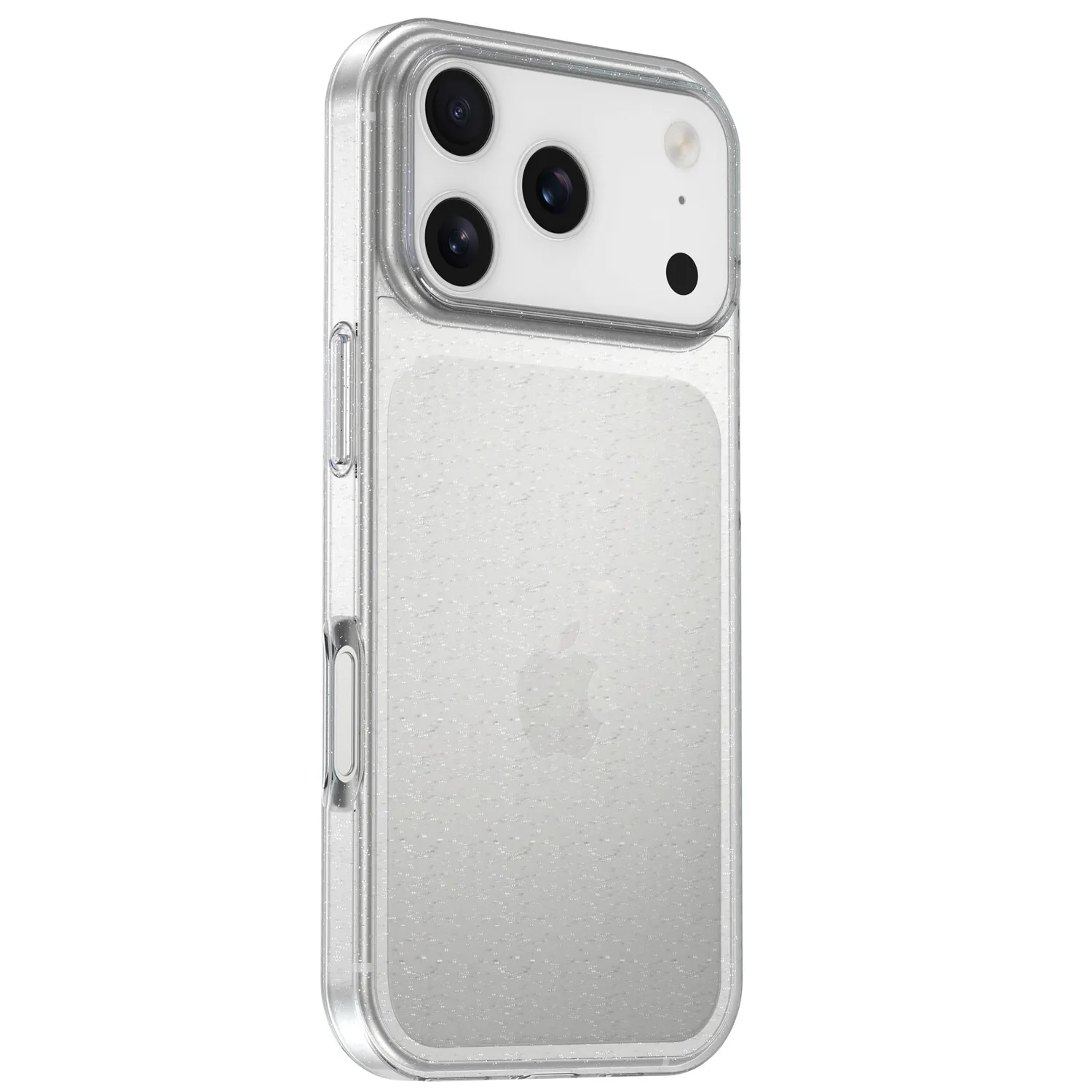 arktis Glitter Case iPhone 17 Pro Max Hülle transparent