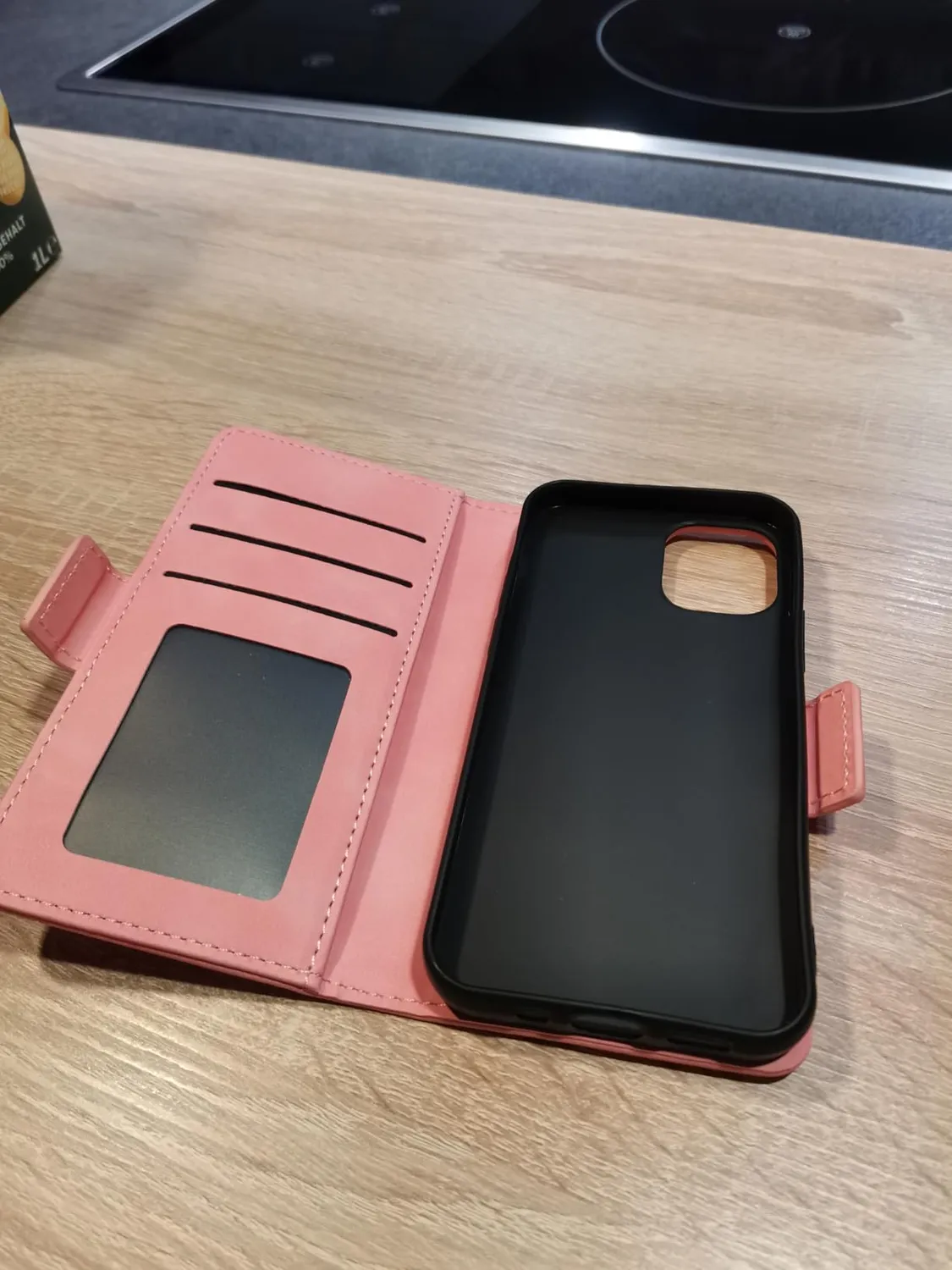 YATWIN iPhone X XS Handyhülle Königsblau Leder mit RFID-Schutz