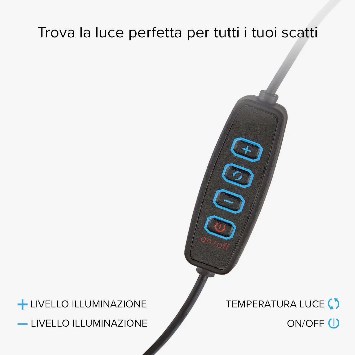 SBS LED Ringlicht Stativ 20cm Handy