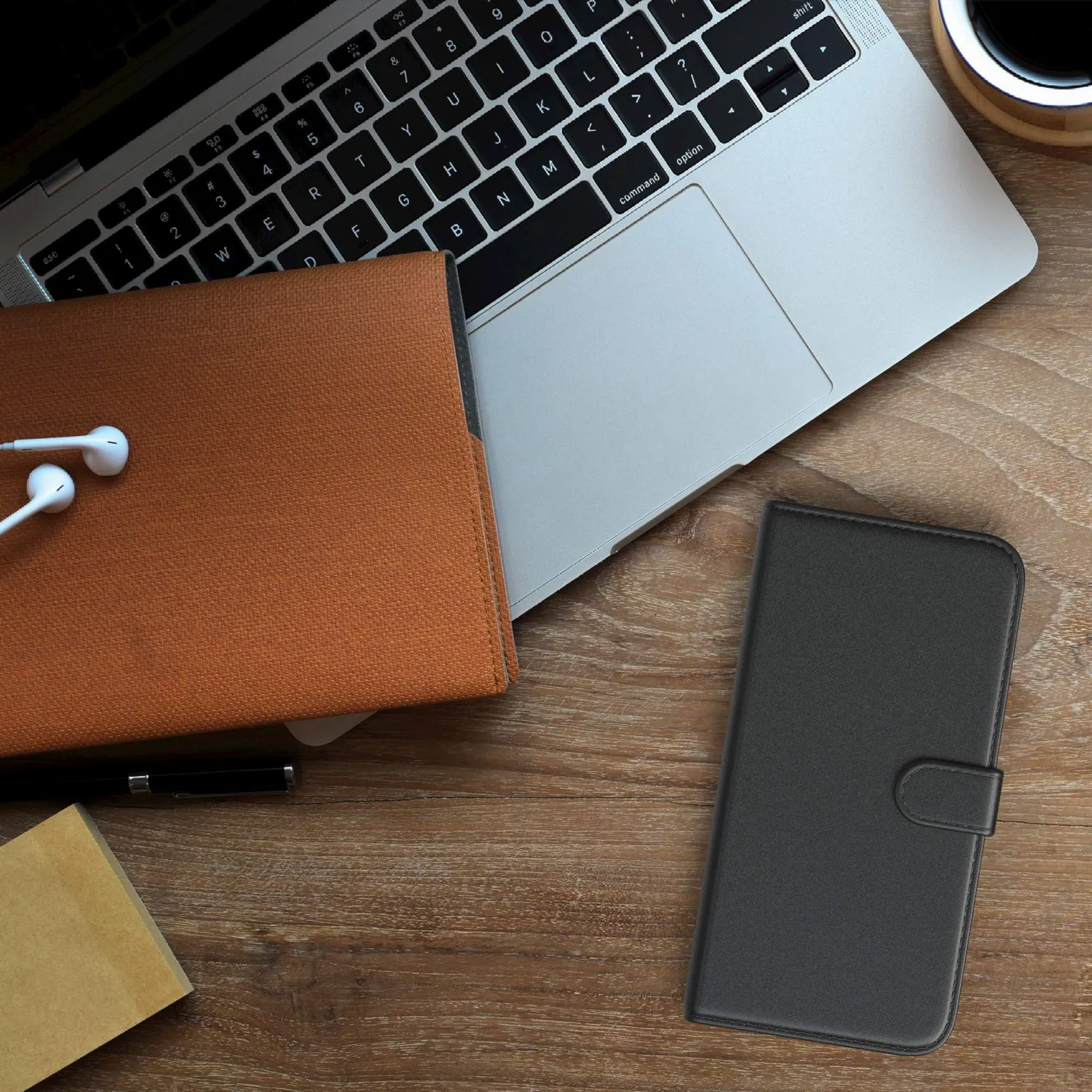 EAZY CASE Book Huawei P40 Pro Klapphülle Schwarz 2 Karten