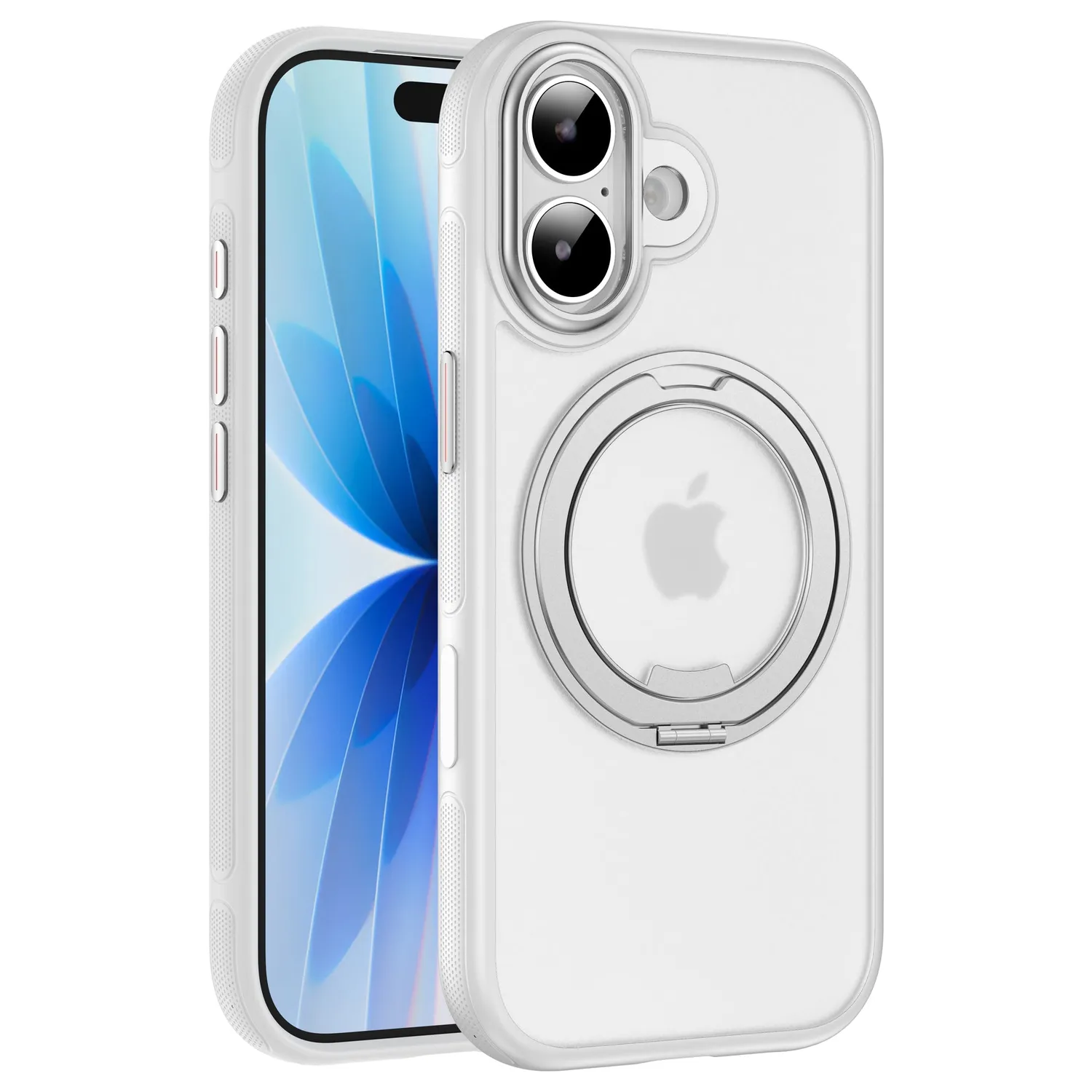 arktis GripCase iPhone 17 Hülle transparent Ring