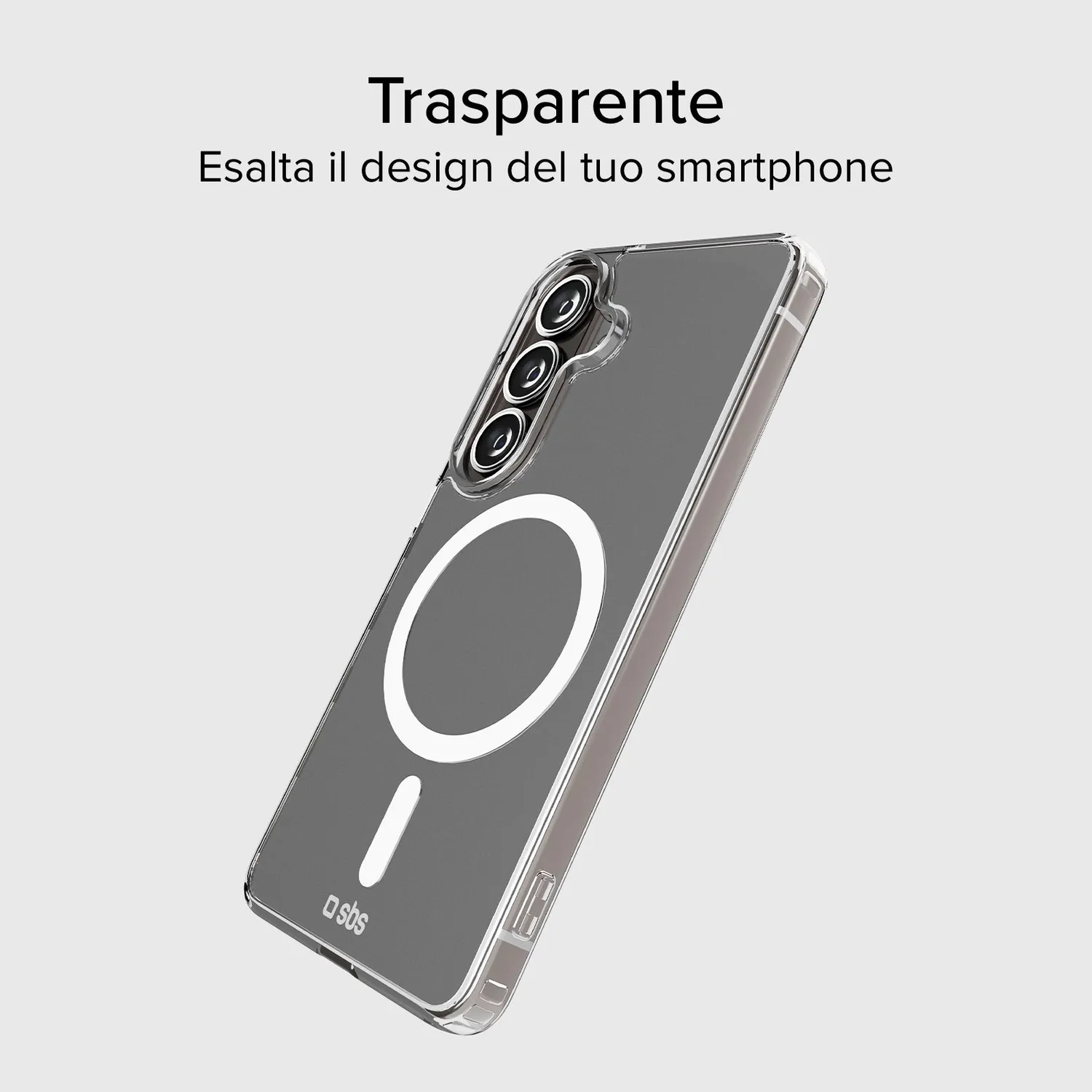 SBS Samsung S26 Hülle magnetisch transparent wireless