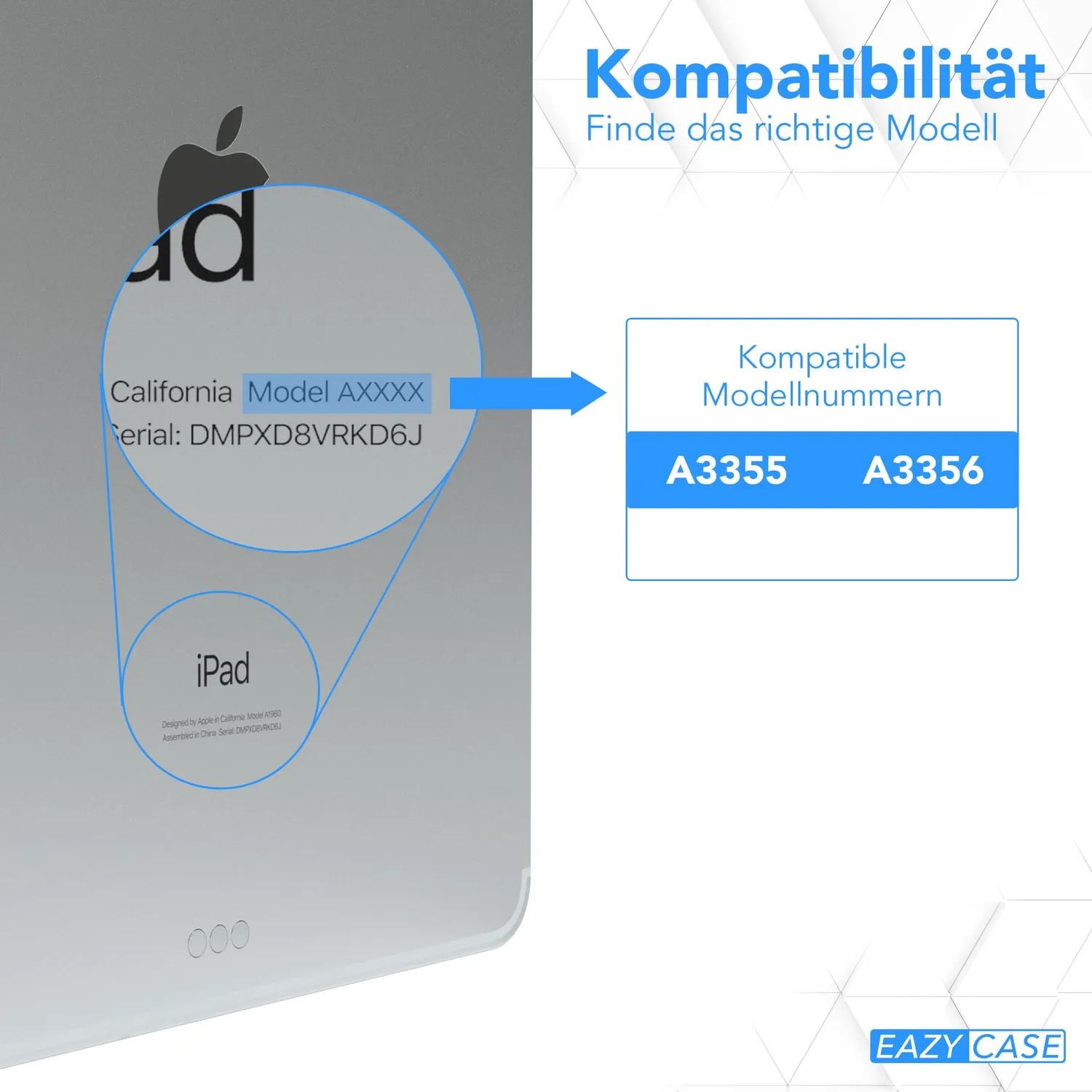 EAZY CASE Schutzglas iPad 11 2025 11 Zoll 9H klar
