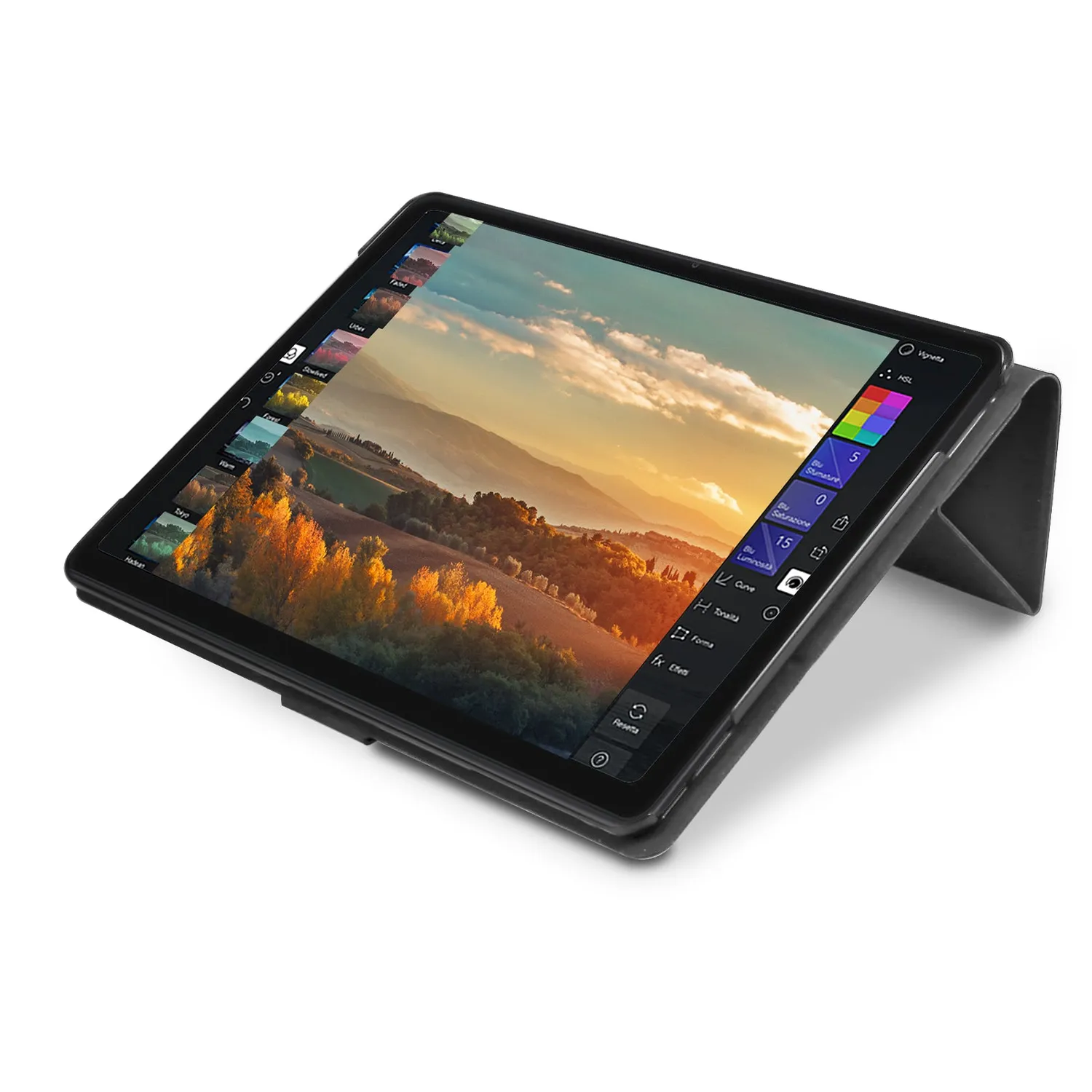 SBS Trio Samsung Galaxy Tab A7 Hülle schwarz Klapp