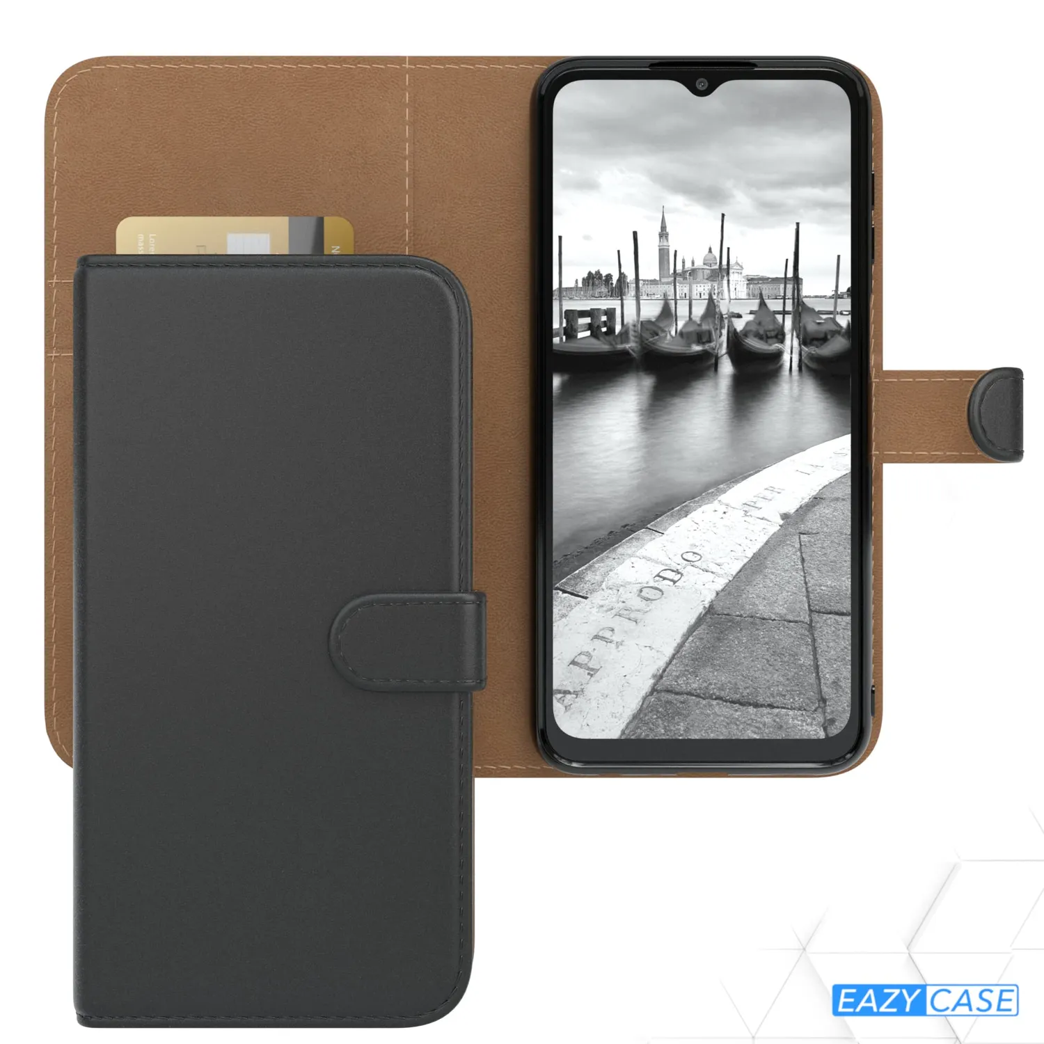 EAZY CASE Book Samsung Galaxy A23 Handytasche Schwarz Klappcover