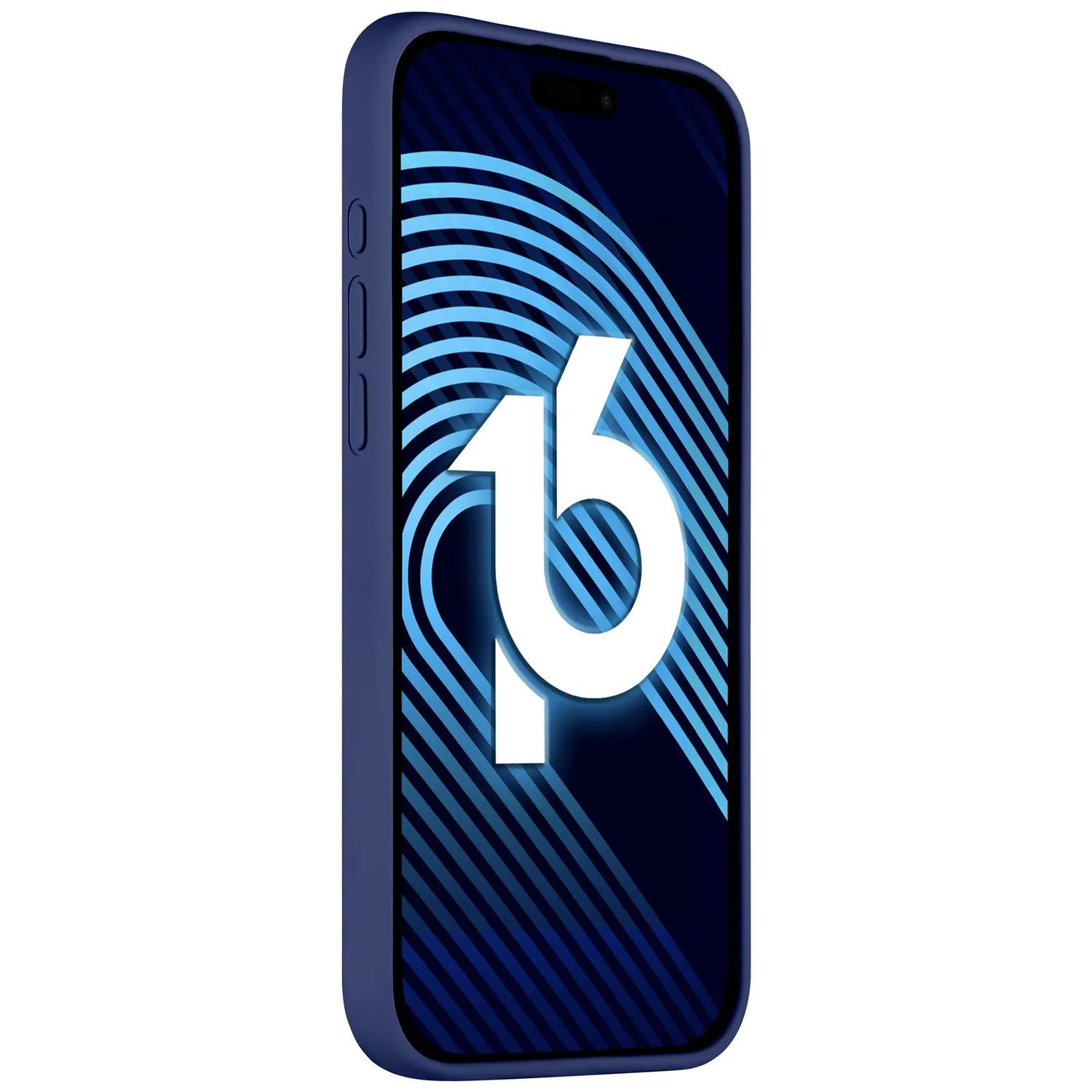 arktis Silikon iPhone 16 Pro Max Case Marineblau Dünn