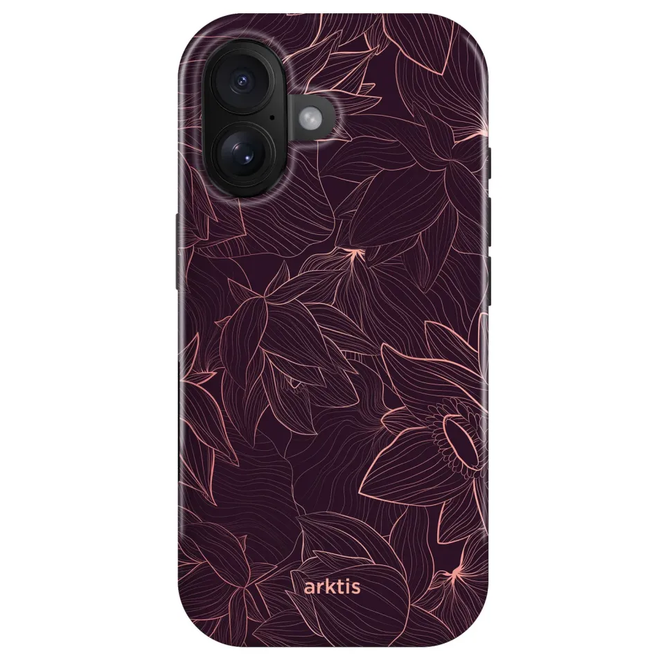 arktis iPhone 16 Plus Hülle Floral Beauty Print