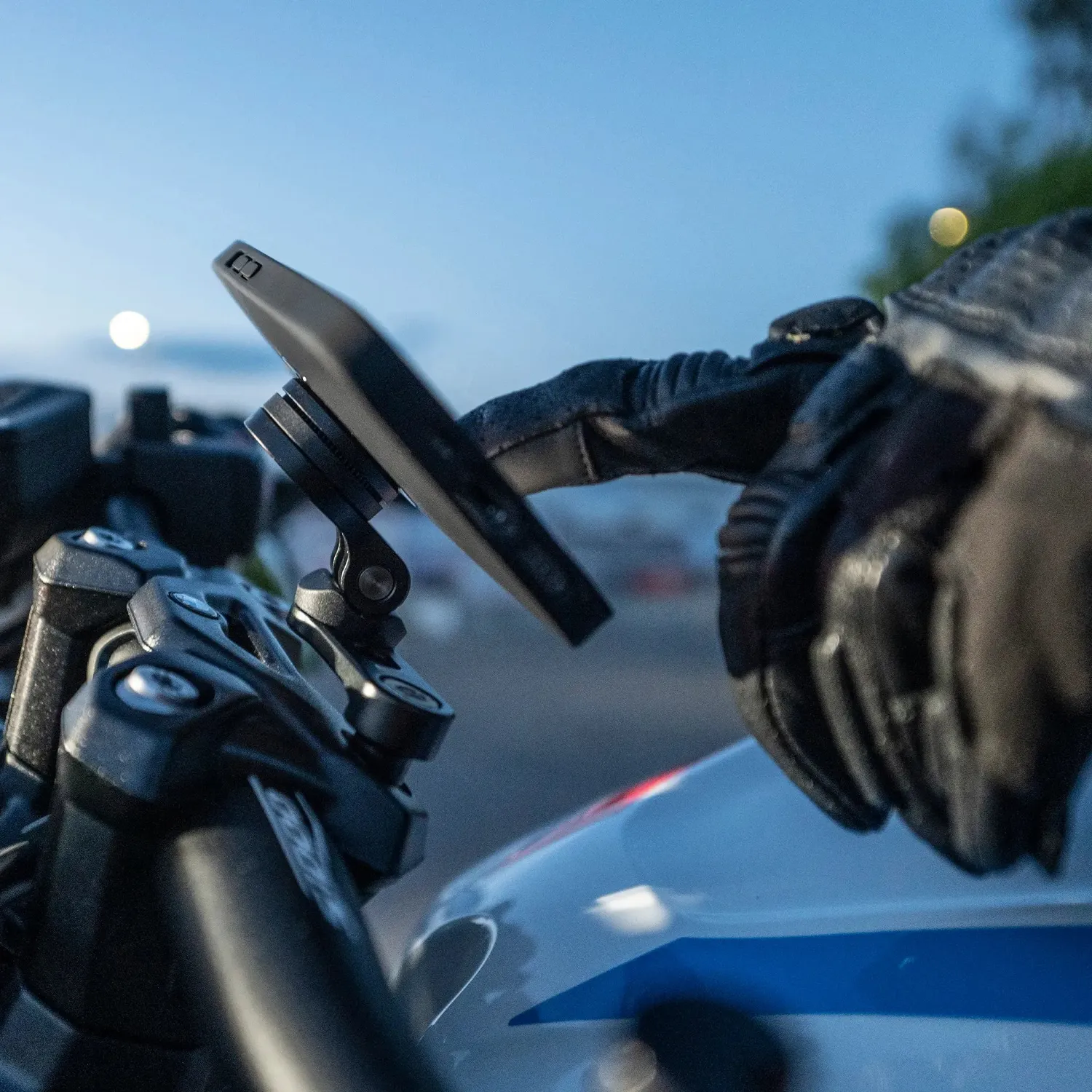 SP Connect Bar Clamp Mount Pro Motorradhalterung Alu