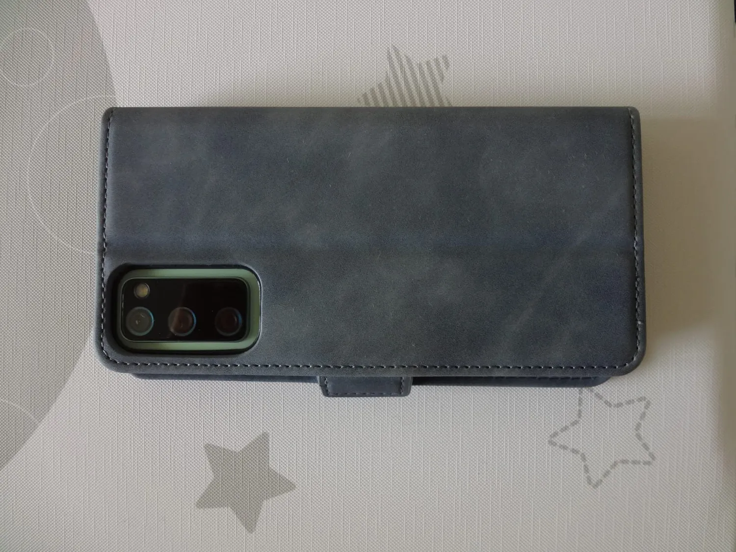 YATWIN Samsung Galaxy S20 FE Klapphülle Schwarz Leder RFID
