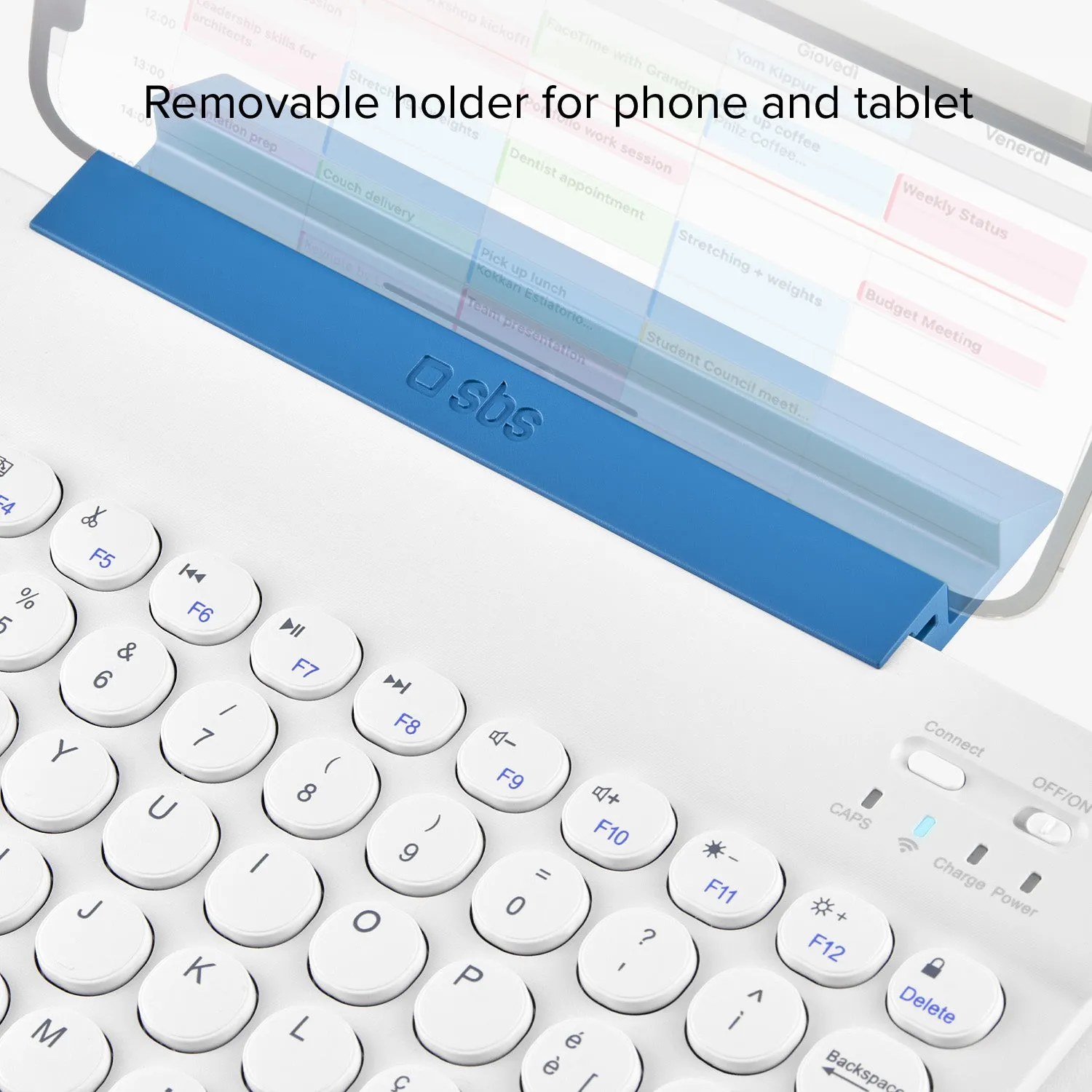 SBS Wireless Tastatur Universal Funkkeyboard mit Stand