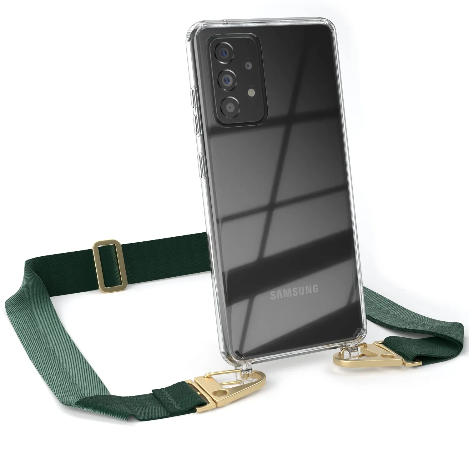 EAZY CASE Galaxy A52/A52s Handykette Transparent Beere