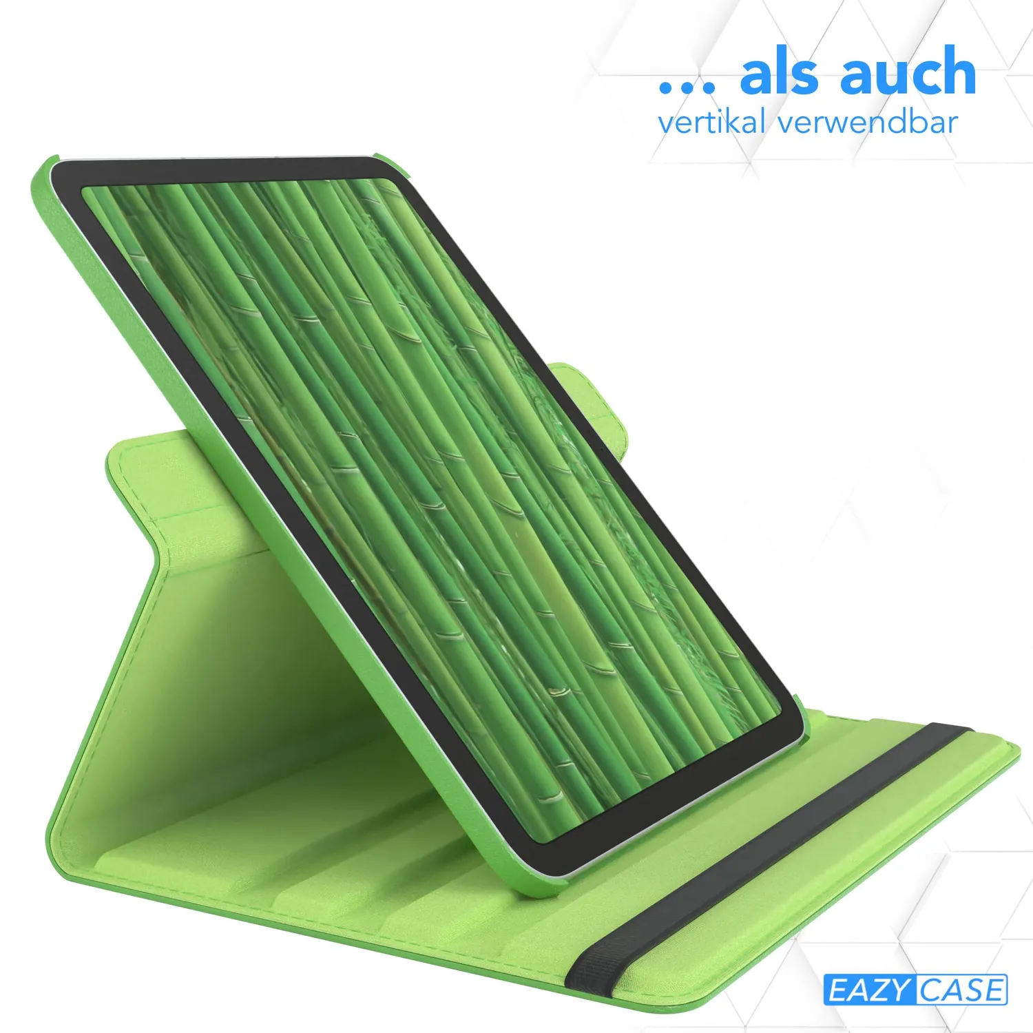 EAZY CASE Tablethülle iPad 11 2025 11 Zoll Grün 360°
