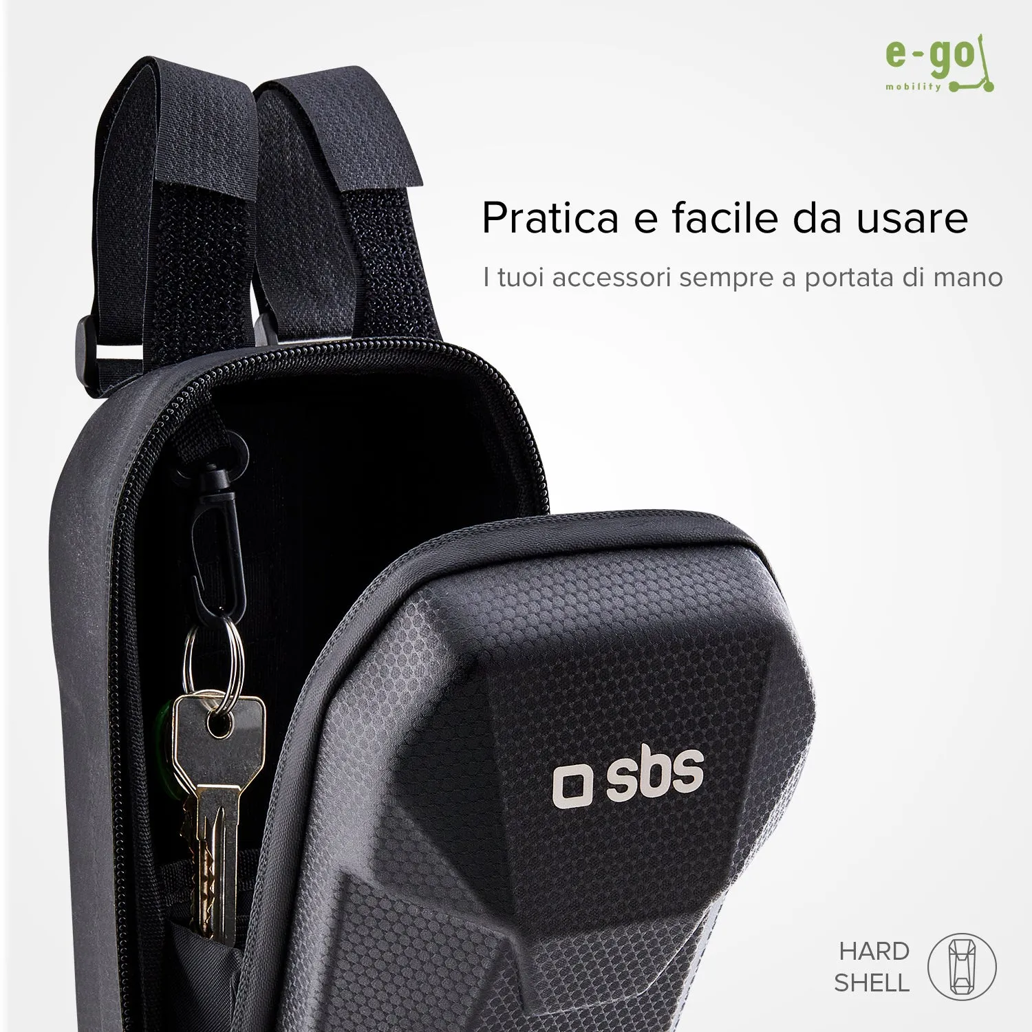 SBS Lenkertasche für E-Scooter und Fahrrad 2 Liter wasserdicht