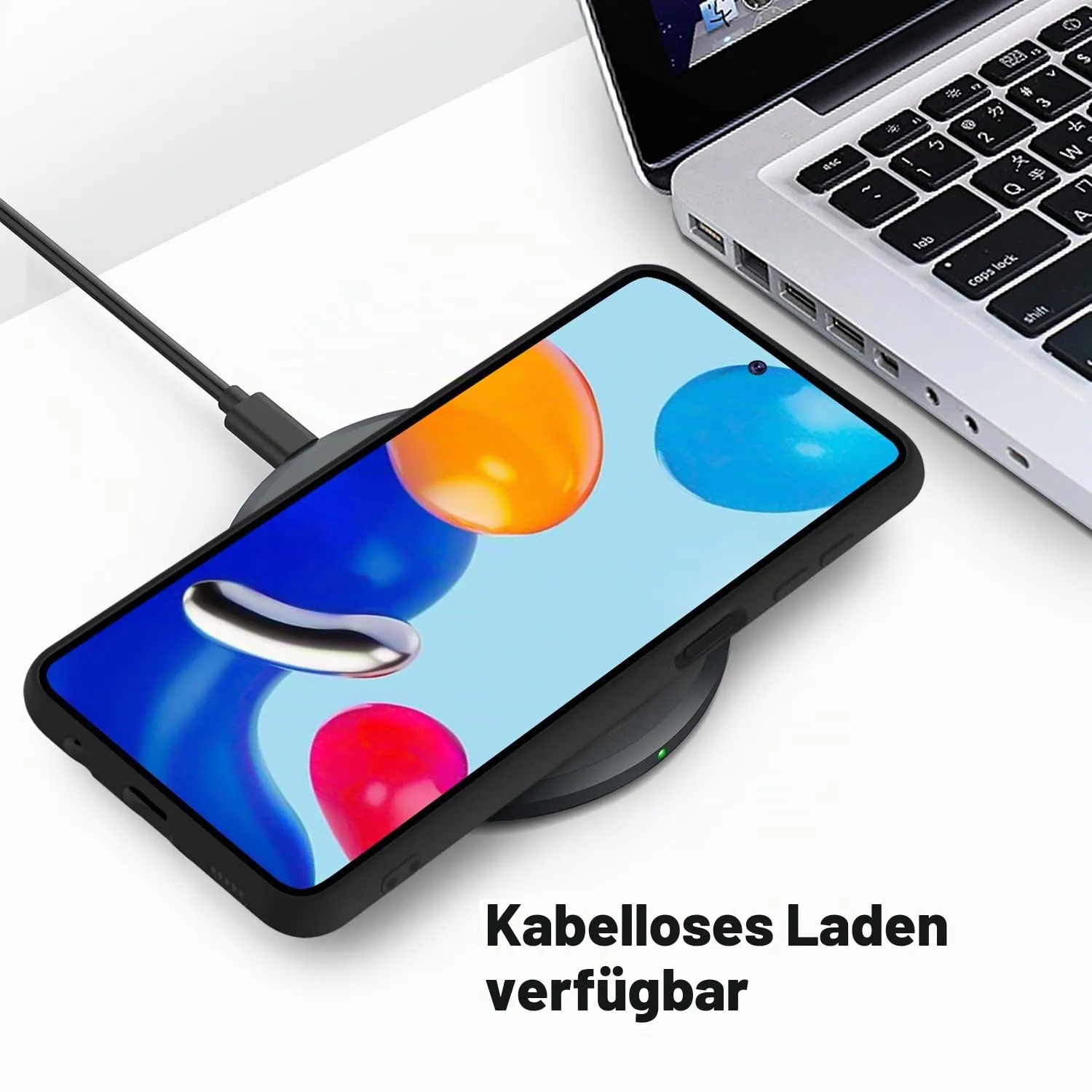 YATWIN Redmi Note 11 / 11S Handyhülle Schwarz dünn TPU