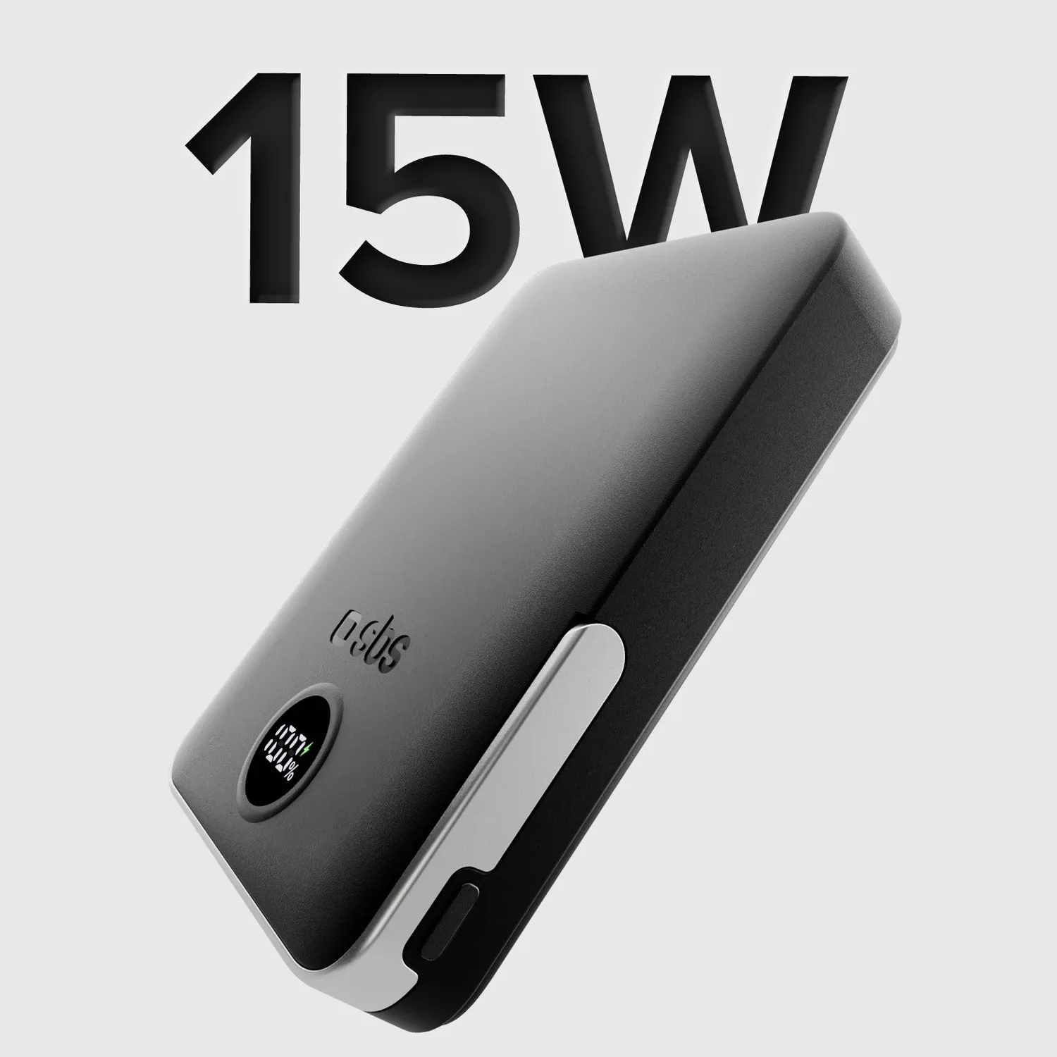 SBS Wireless Powerbank 10000 mAh MagSafe Stand Display