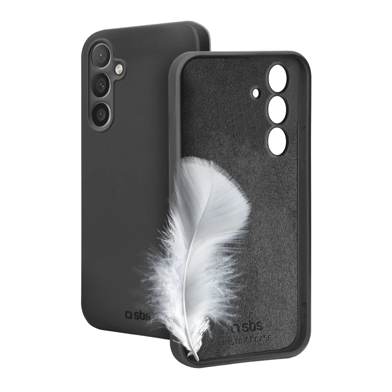 SBS Instinct Galaxy A34 Handyhülle Schwarz stoßfest