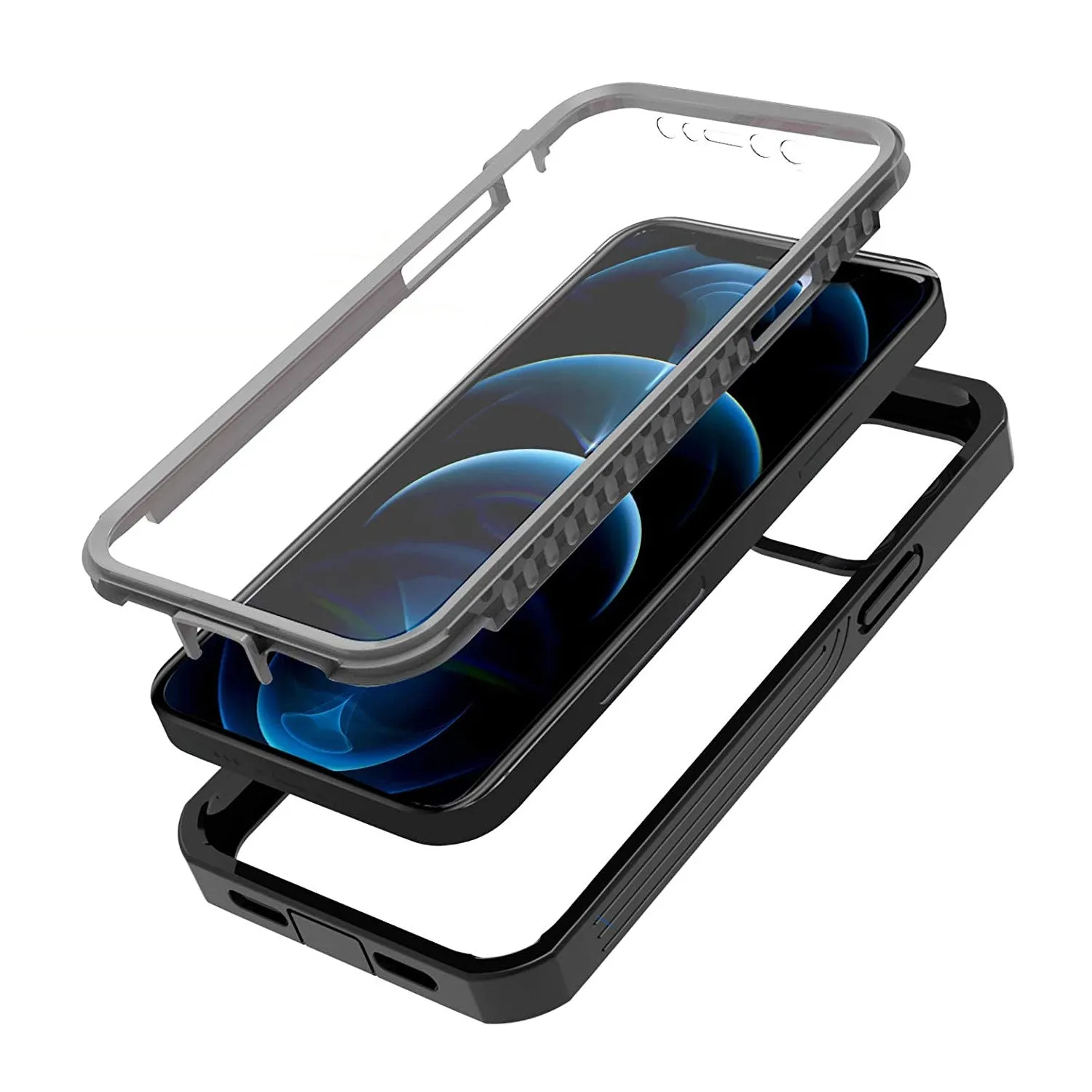 arktis 360ULTIMATE iPhone 14 Pro Case Schwarz 360-Grad