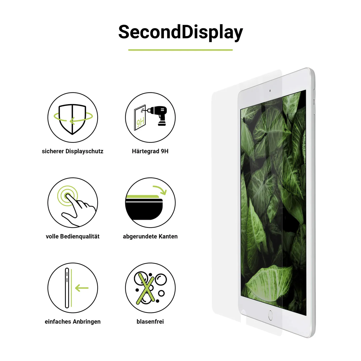 Artwizz SecondDisplay iPad 10,2 Panzerglas 9./8./7. Gen