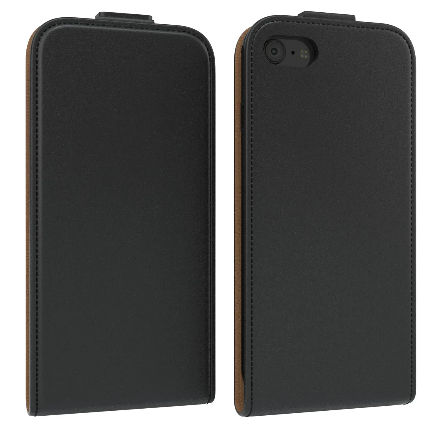 EAZY CASE Klapphülle für iPhone SE / 8 / 7 Schwarz