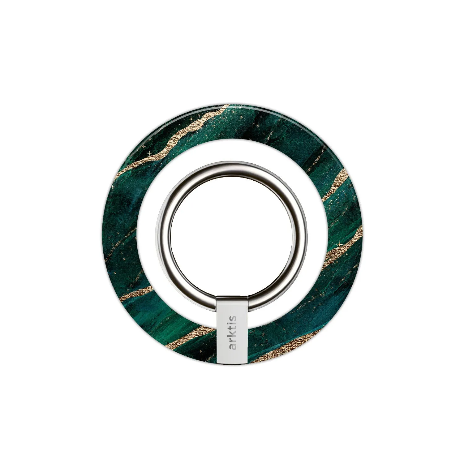 arktis MagSafe Ringhalter Green Marble Handy-Ring N52