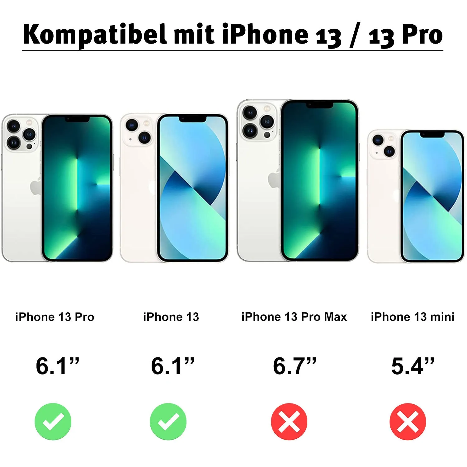 arktis ArktisPRO Full Cover iPhone 13 Pro Panzerglas hüllenfreundlich