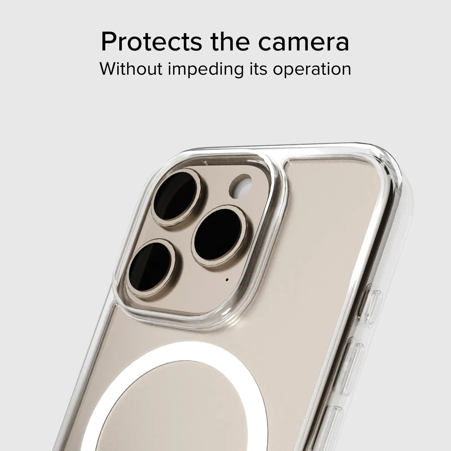 SBS iPhone 16 Pro Max Hülle transparent MagSafe
