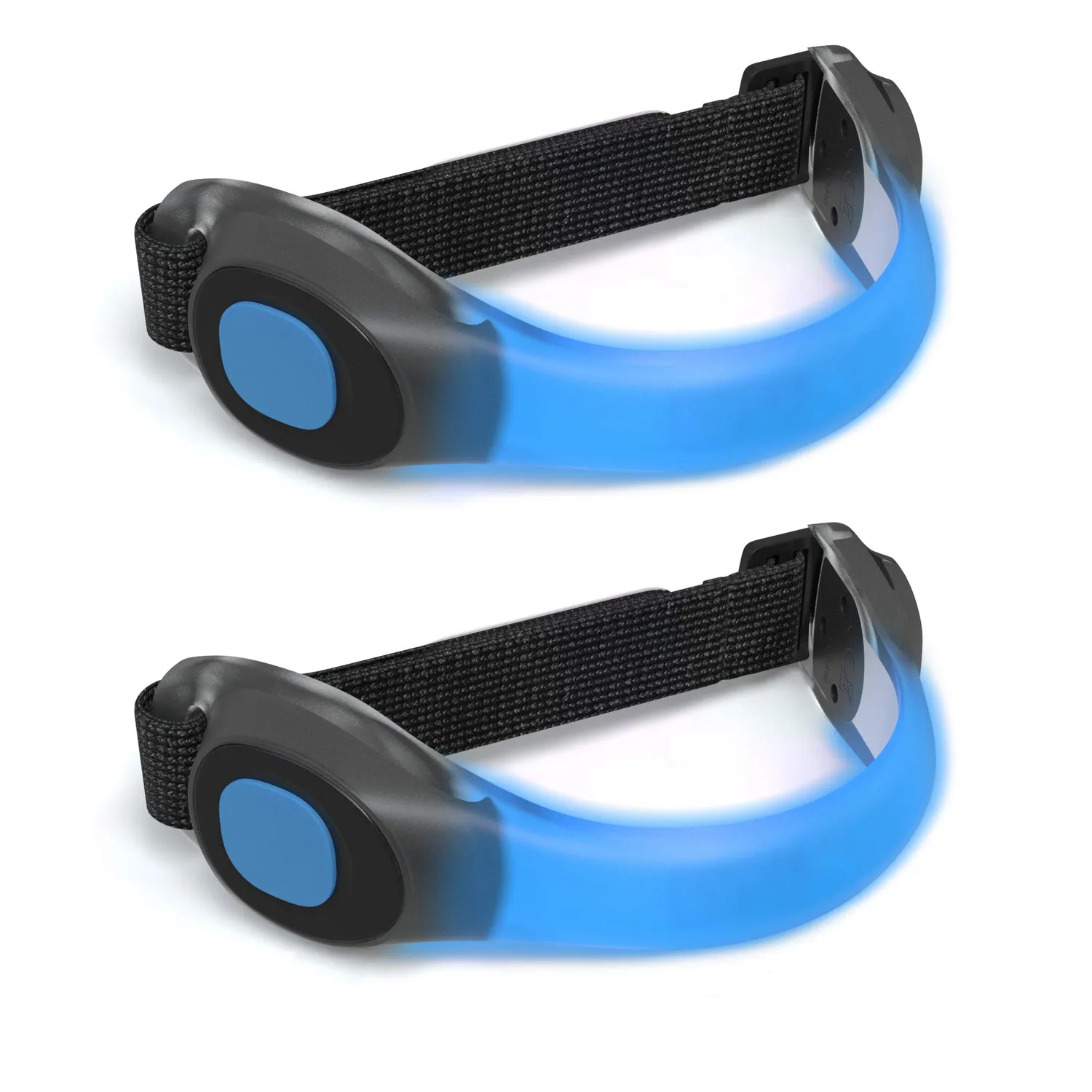 EAZY CASE LED Armband 2er-Set Leuchtband Grün