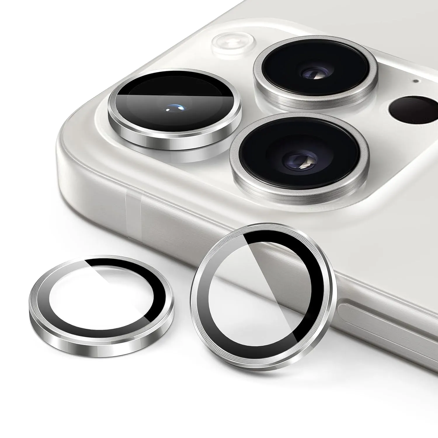 arktis iPhone 15 Pro Lens Protector Alu Glas