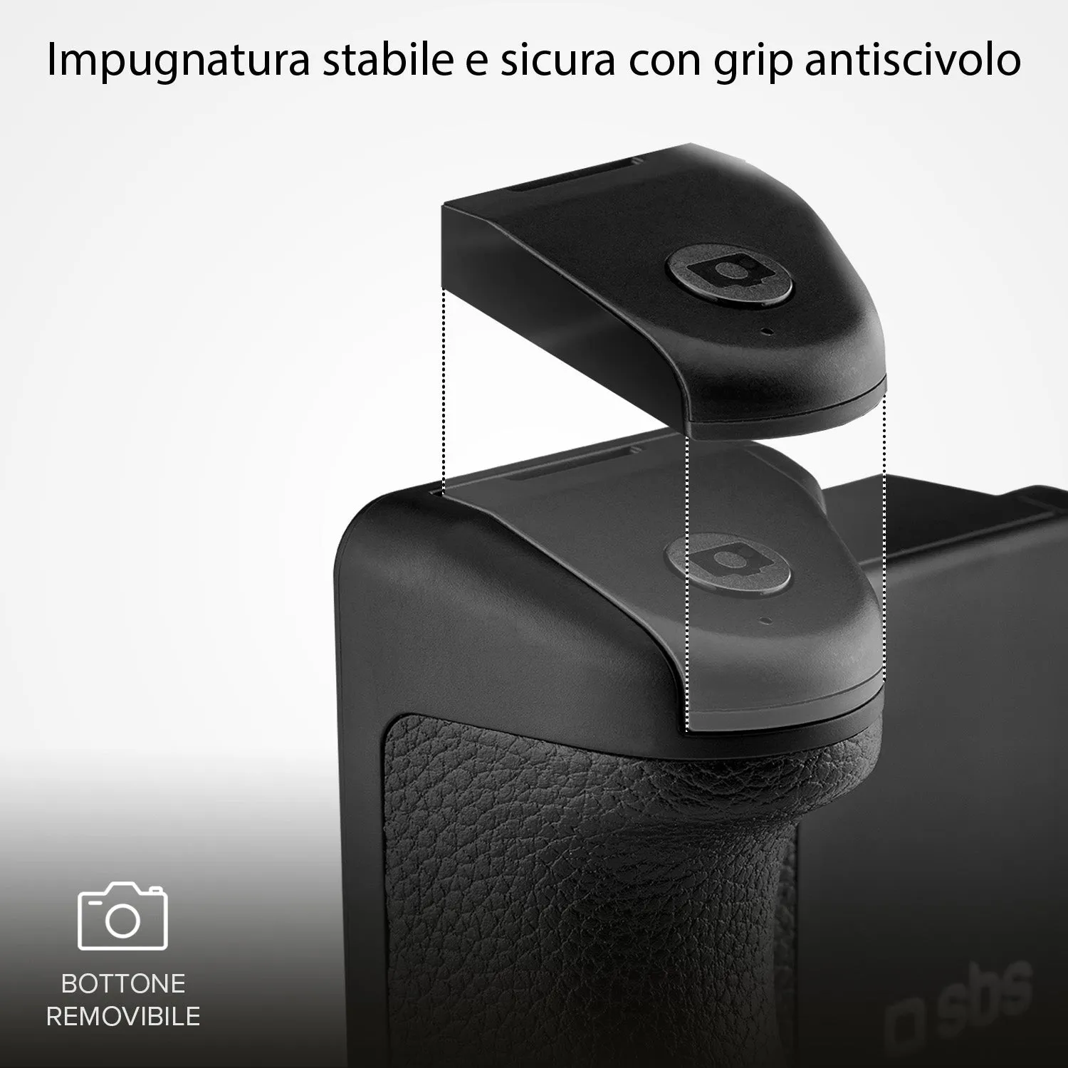 SBS Reflex Smartphone Stativ Kit 20 cm mit Griff Bluetooth