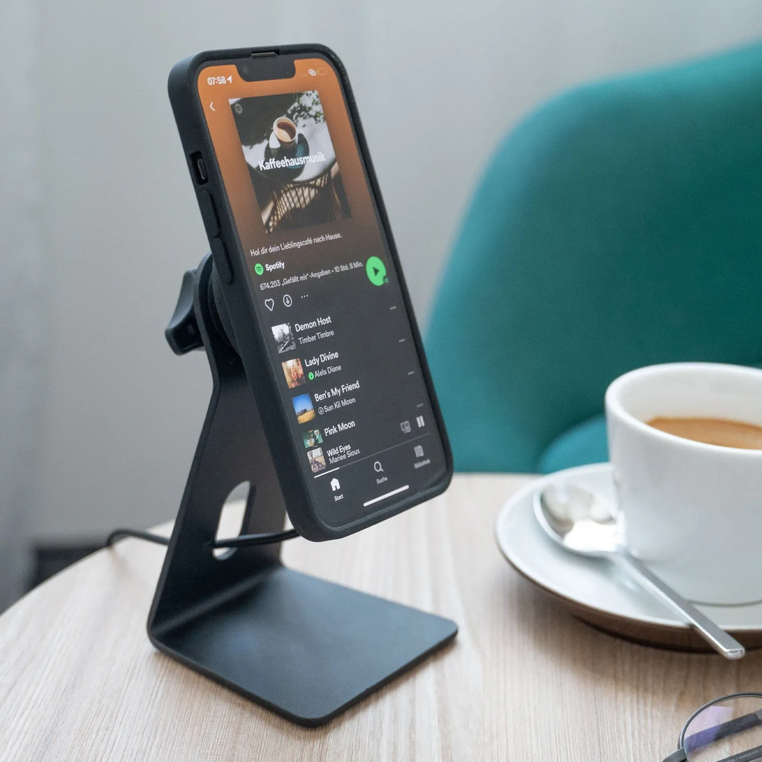 SP Connect Office Stand Handyhalterung Schreibtisch schwarz