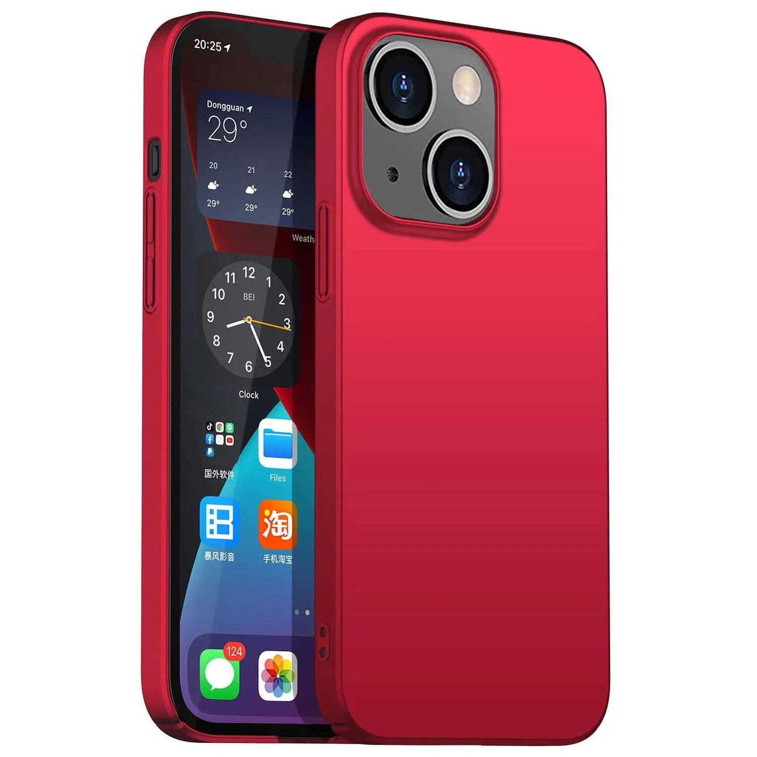 arktis UltraSlim iPhone 13 mini Hülle Schwarz ultradünn