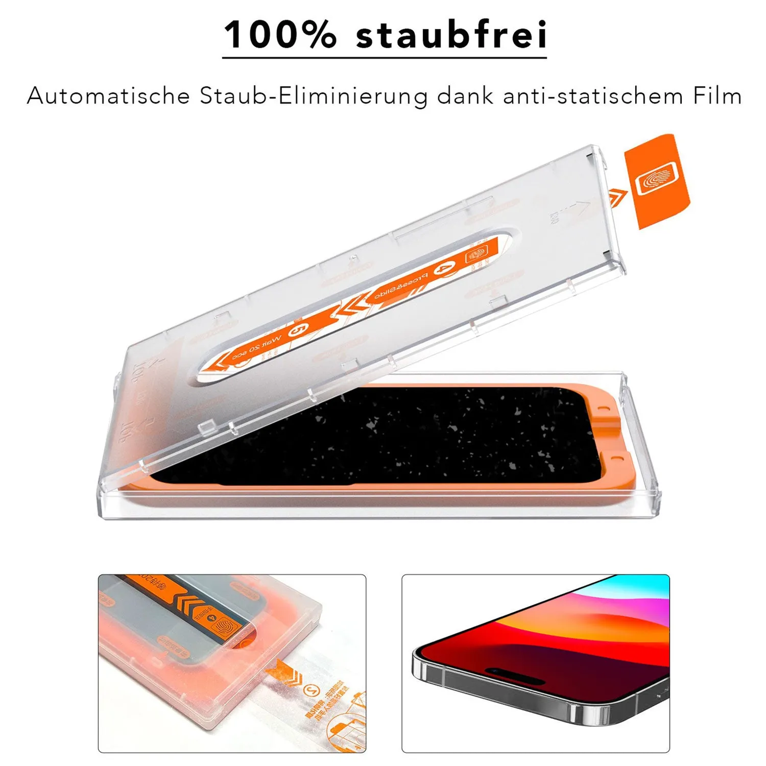 arktis REVOLUTION iPhone 15 Pro Max Panzerglas 2er Set