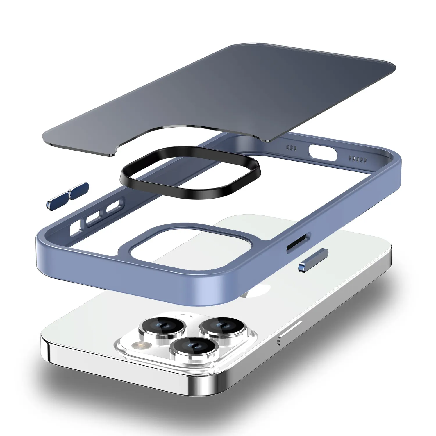 arktis Solid iPhone 17e Hülle Pastellblau matt