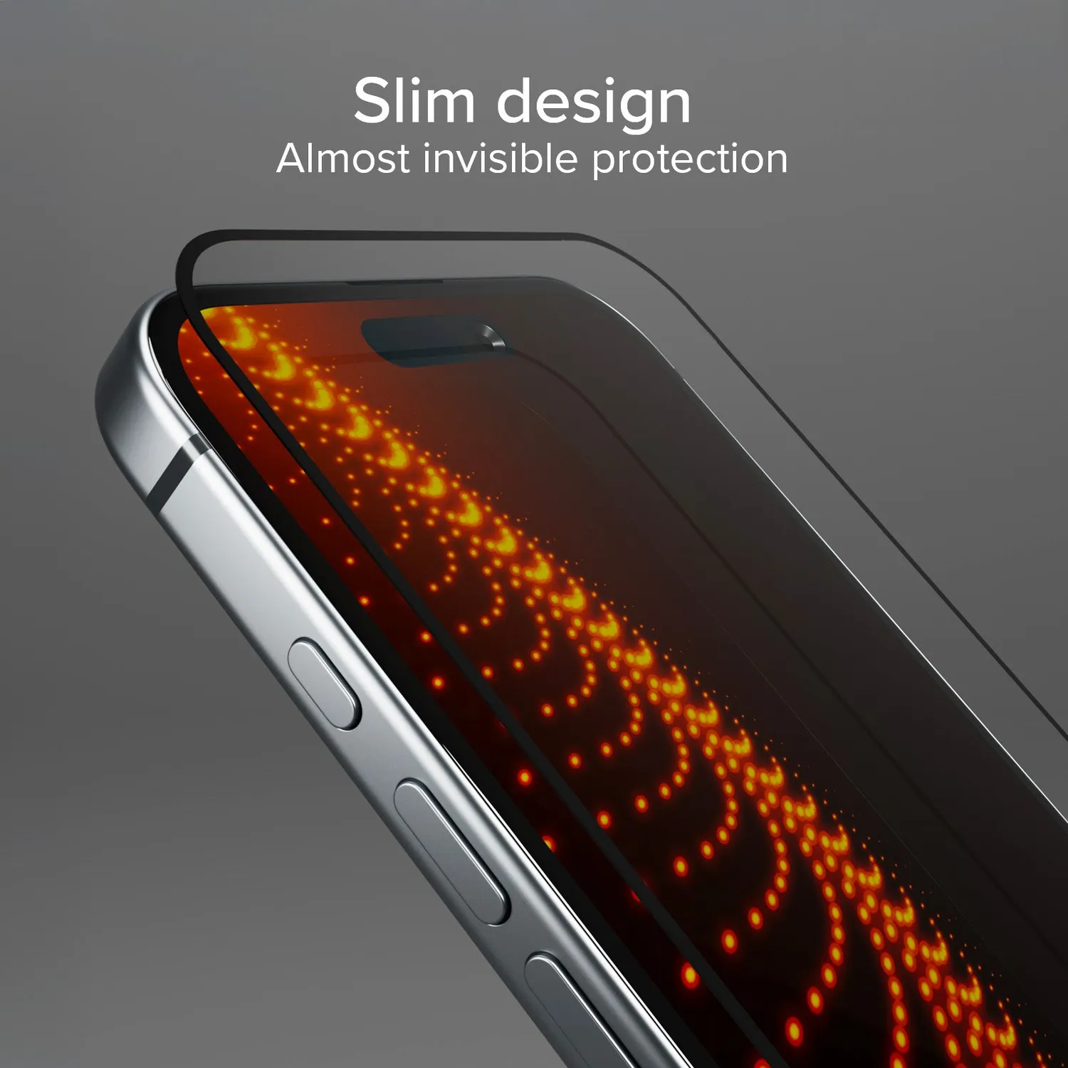 SBS D3O iPhone 16/15/15 Pro Panzerglas Transparent D3O