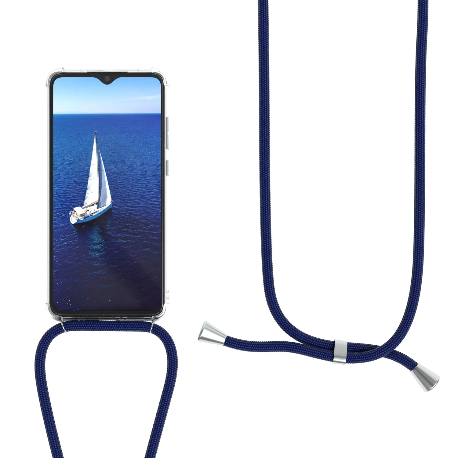 EAZY CASE Xiaomi Redmi Note 8 Pro Handykette Navy Blau