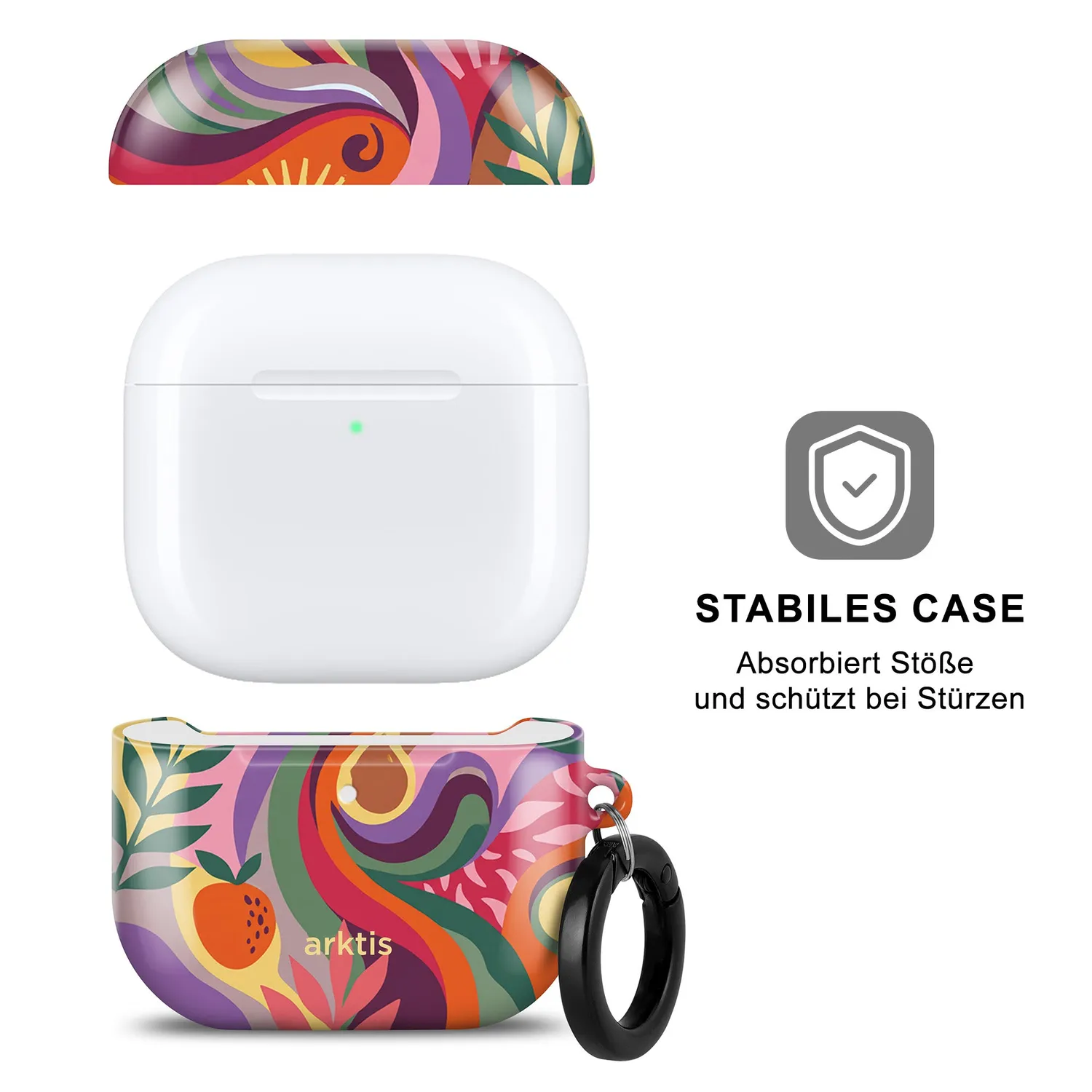 arktis AirPods 4 Hülle Summer Polycarbonat