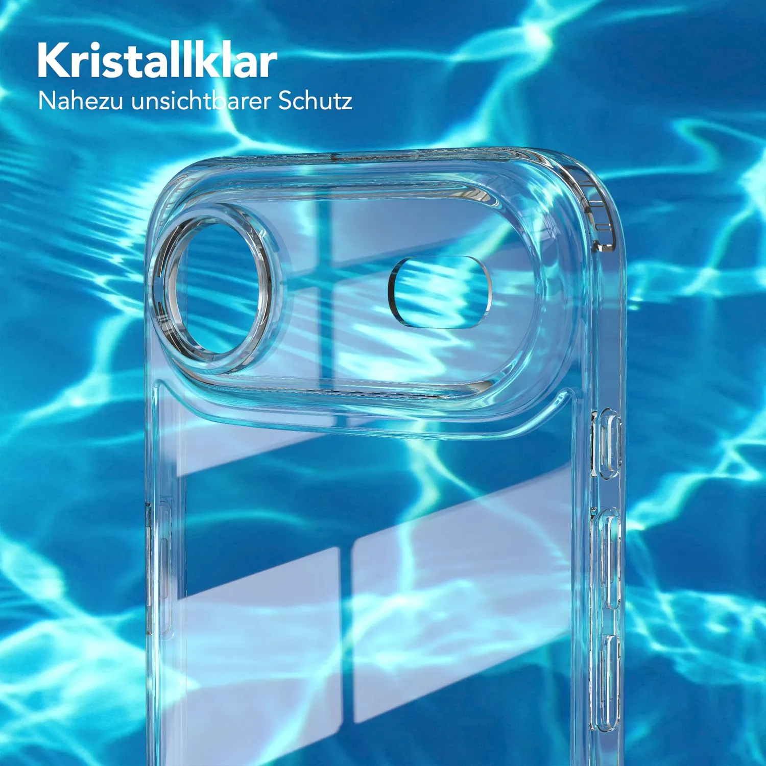 EAZY CASE Premium Crystal Handyhülle iPhone Air Transparent klar