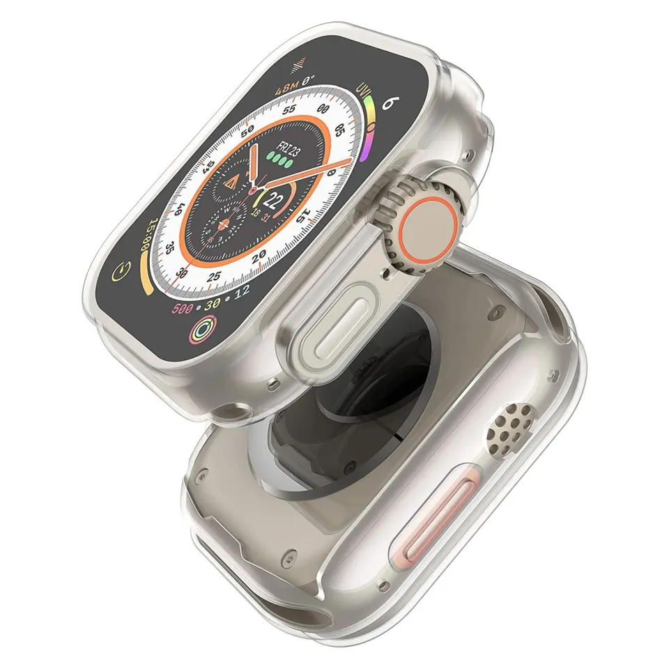 arktis Invisible Air Apple Watch Ultra Hülle 49mm Klar