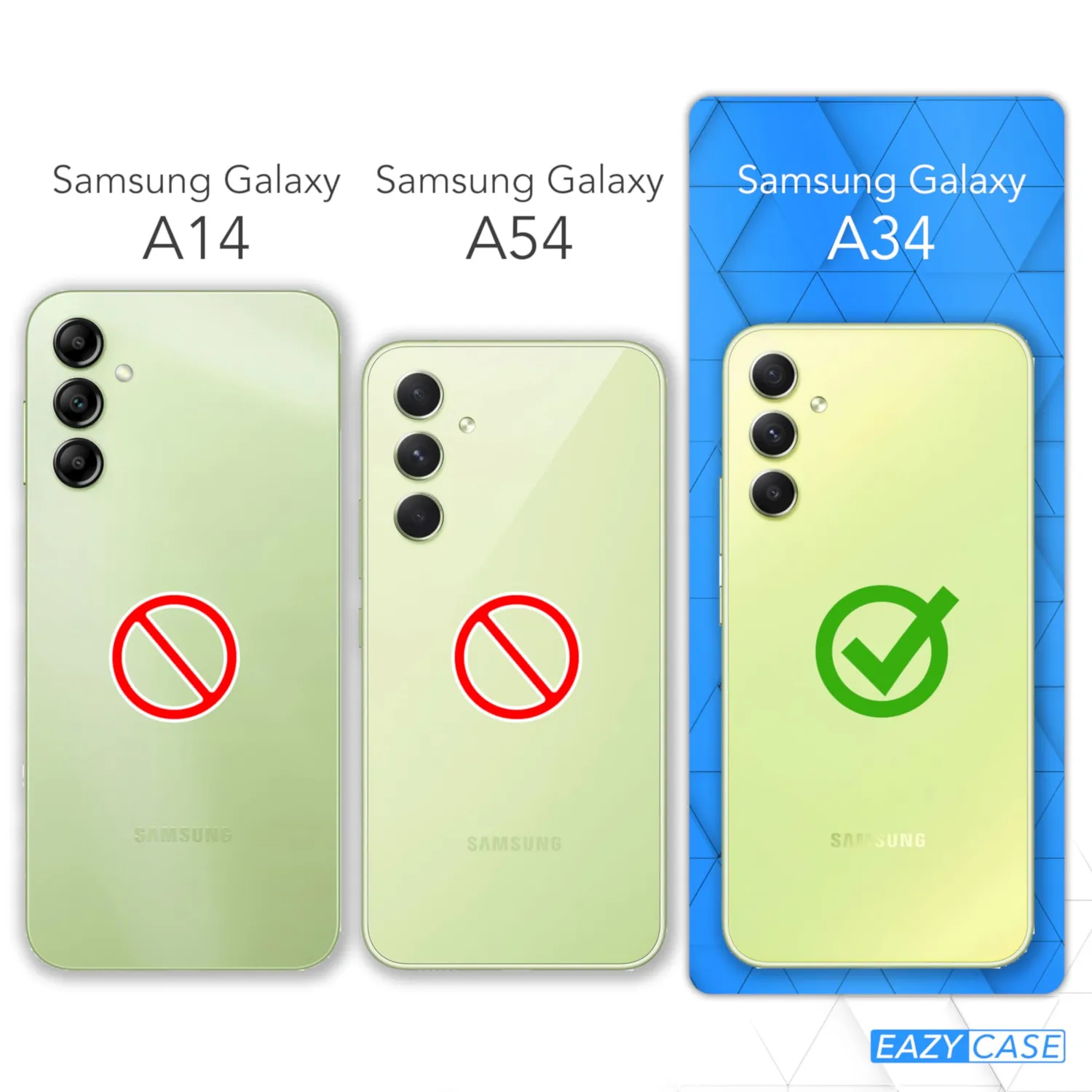 EAZY CASE Galaxy A34 Silikonhülle Dunkelgrau Kameraschutz